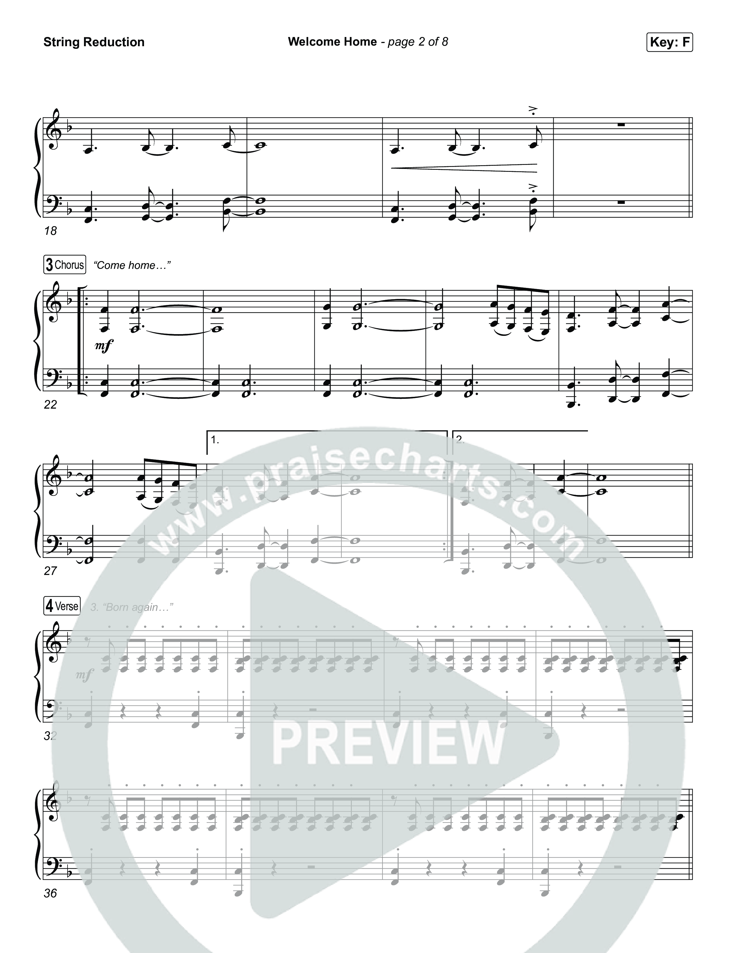 Welcome Home String Reduction (ELEVATION RHYTHM / SEU Worship)