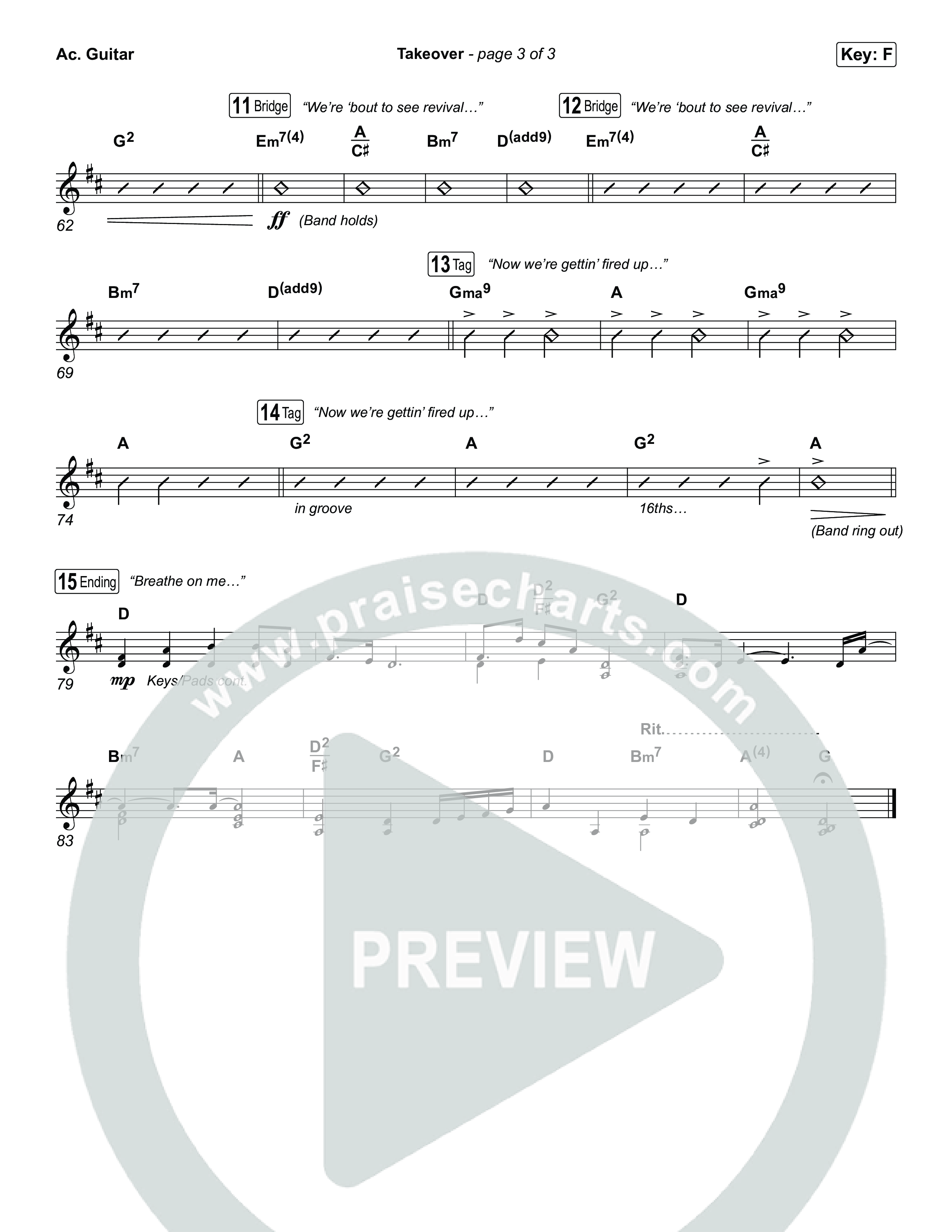 Takeover Acoustic Guitar (ELEVATION RHYTHM / Jonathan Stamper)
