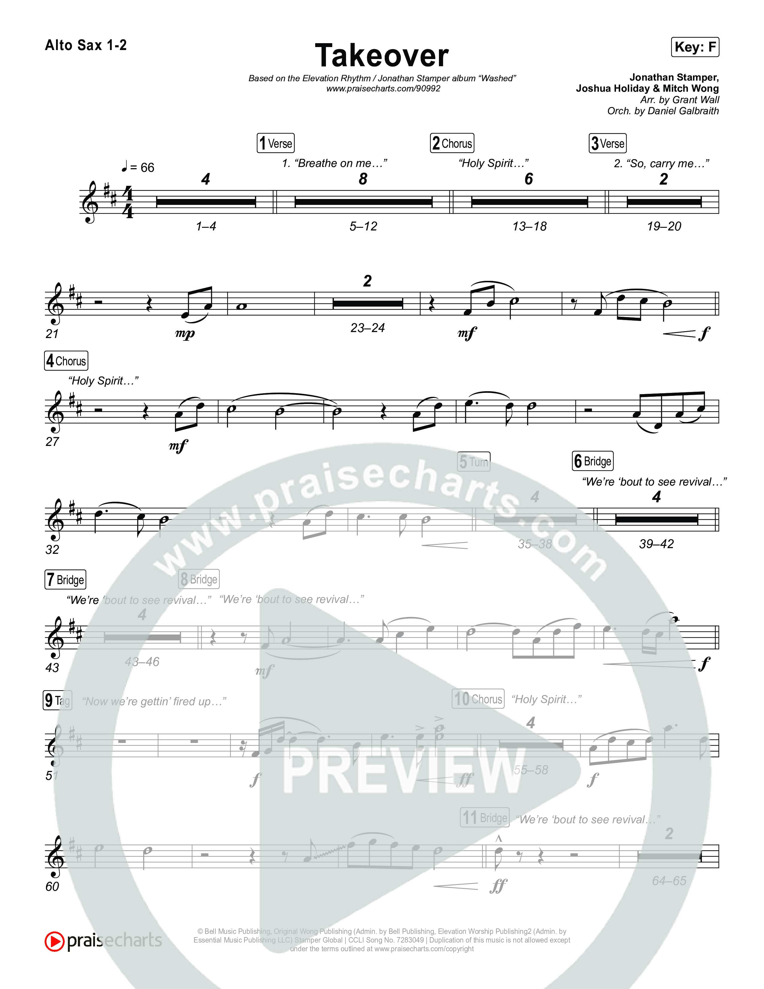 Takeover Alto Sax 1,2 (ELEVATION RHYTHM / Jonathan Stamper)