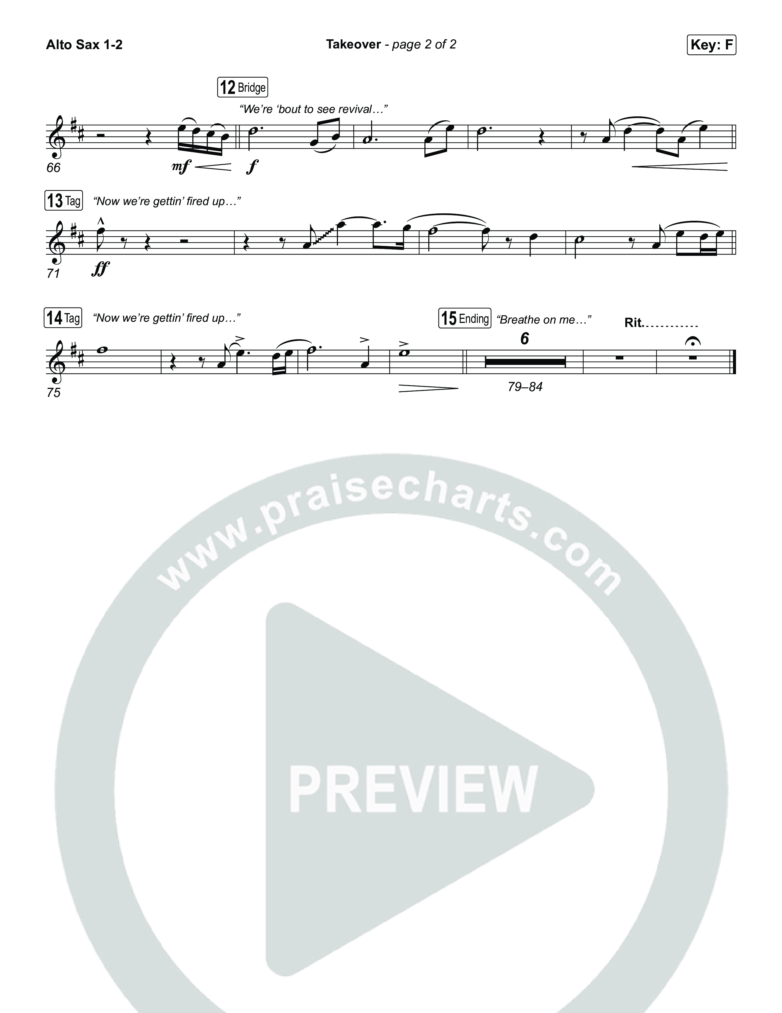 Takeover Alto Sax 1,2 (ELEVATION RHYTHM / Jonathan Stamper)