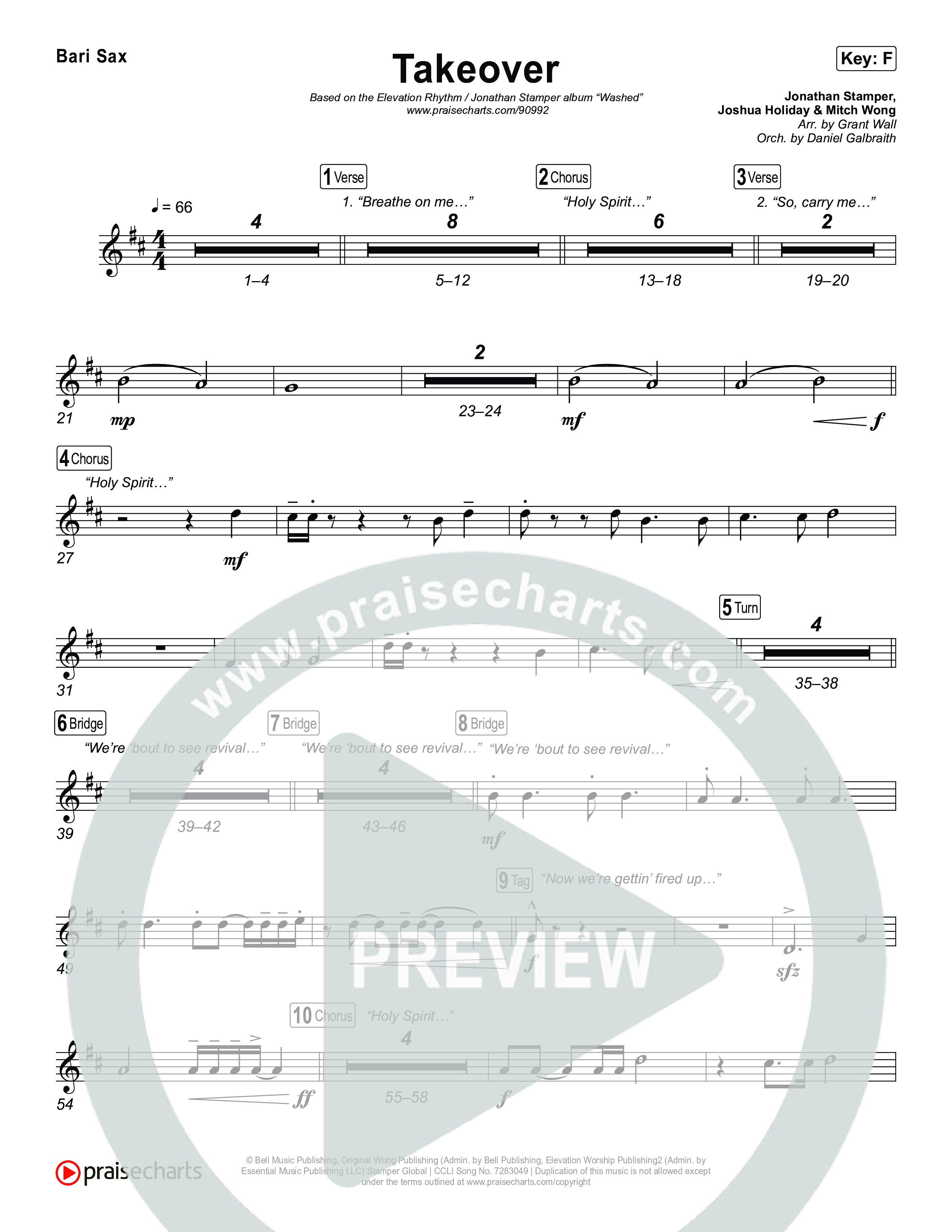 Takeover Bari Sax (ELEVATION RHYTHM / Jonathan Stamper)