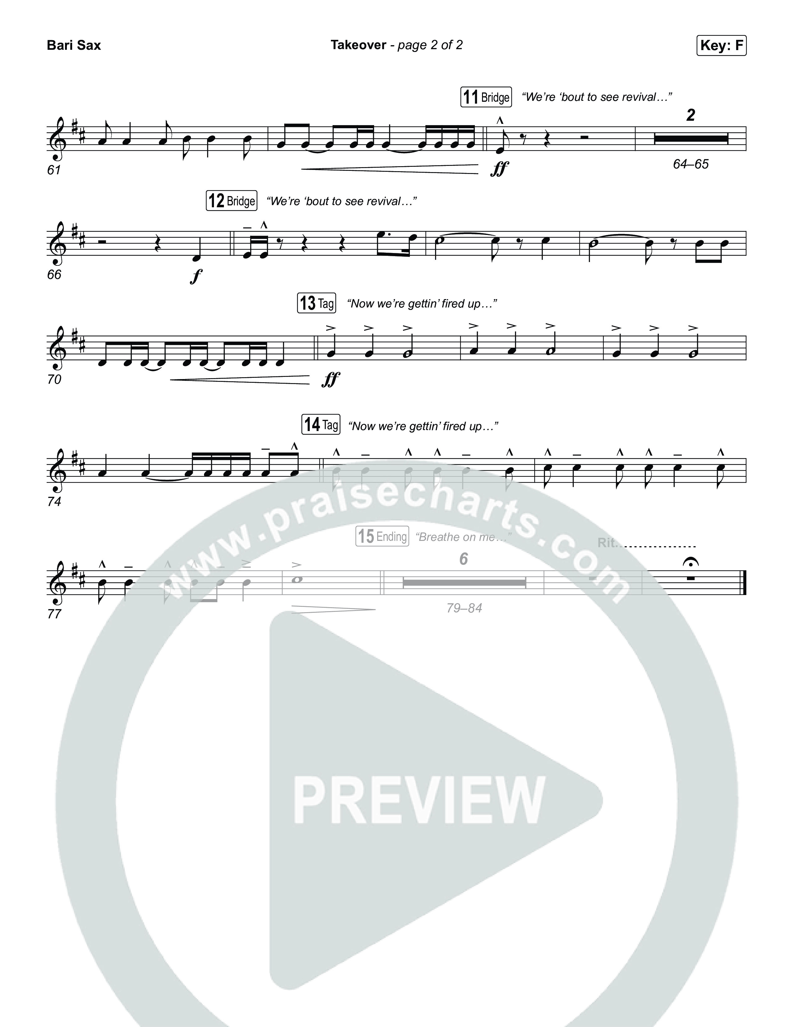 Takeover Bari Sax (ELEVATION RHYTHM / Jonathan Stamper)