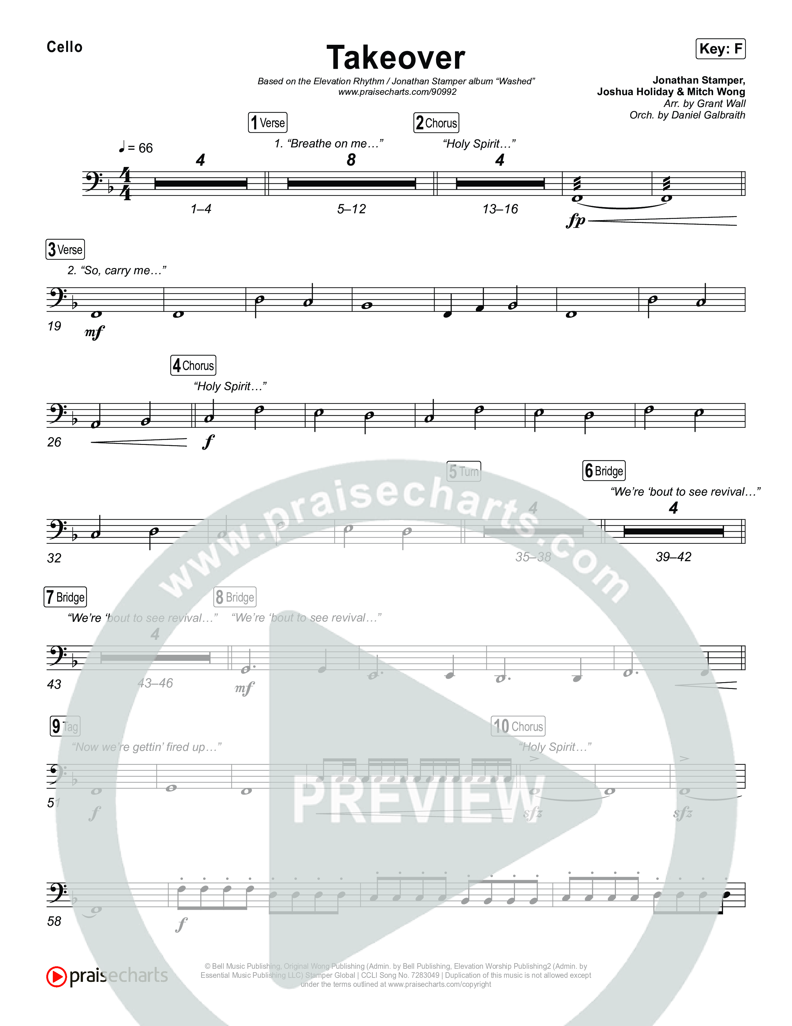 Takeover Cello (ELEVATION RHYTHM / Jonathan Stamper)