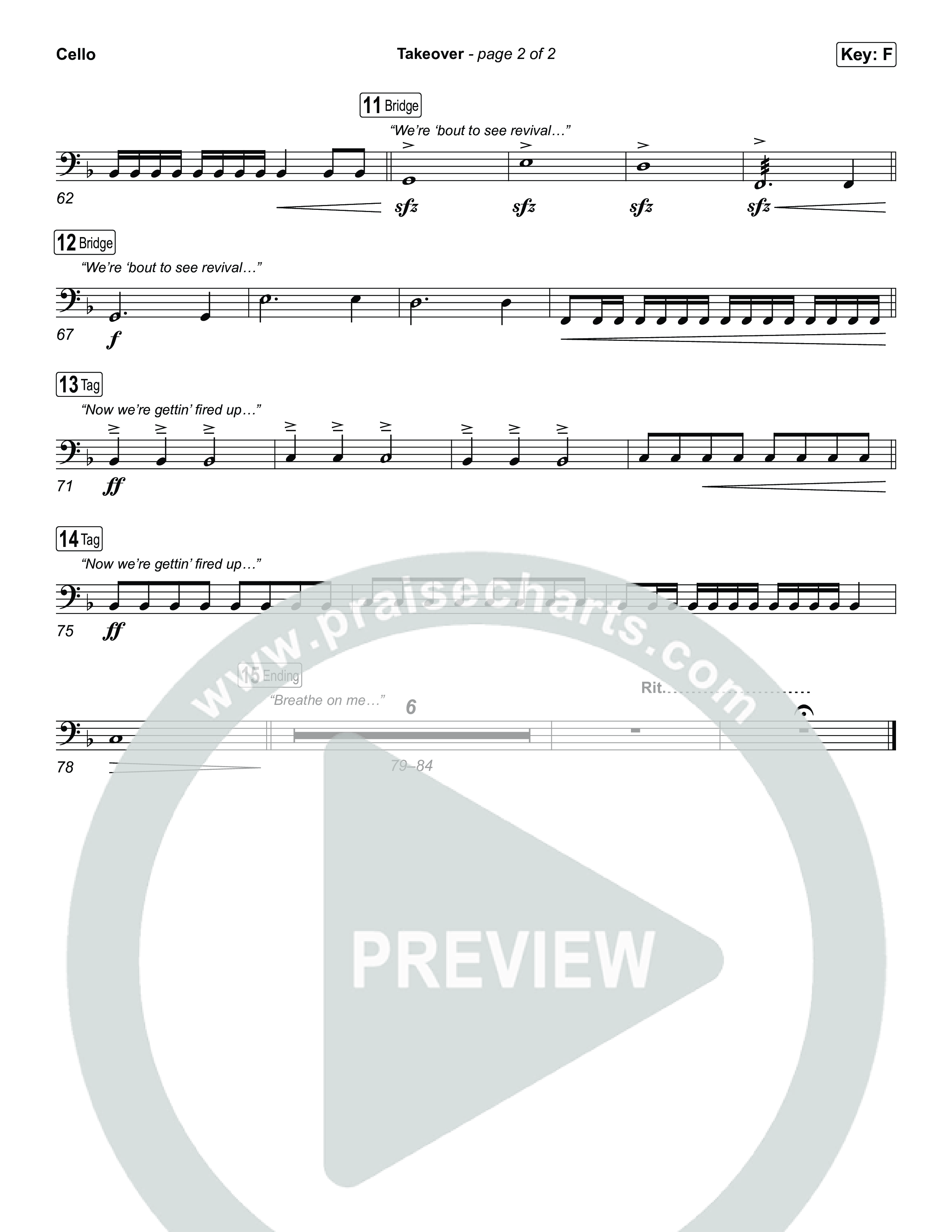 Takeover Cello (ELEVATION RHYTHM / Jonathan Stamper)