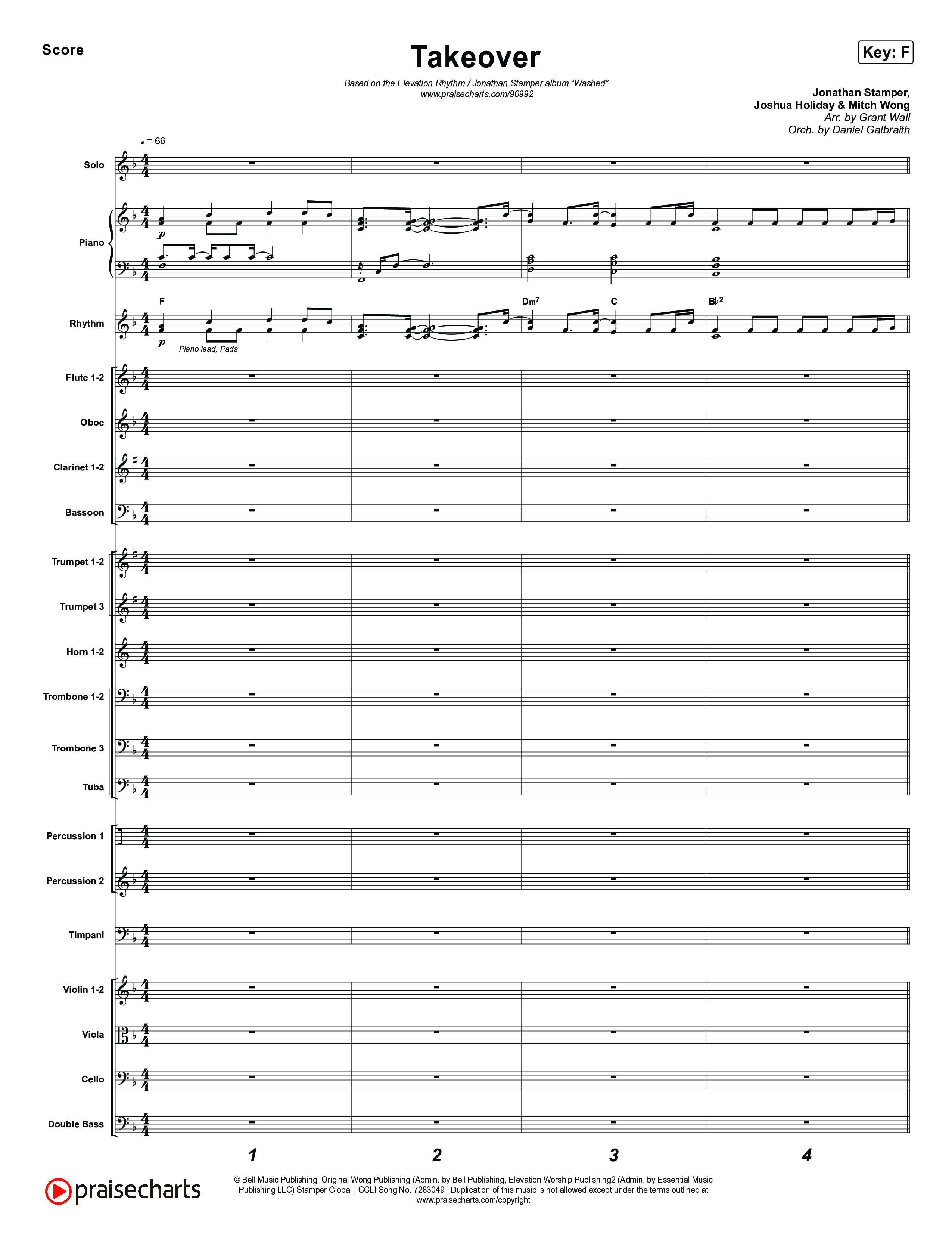 Takeover Conductor's Score (ELEVATION RHYTHM / Jonathan Stamper)