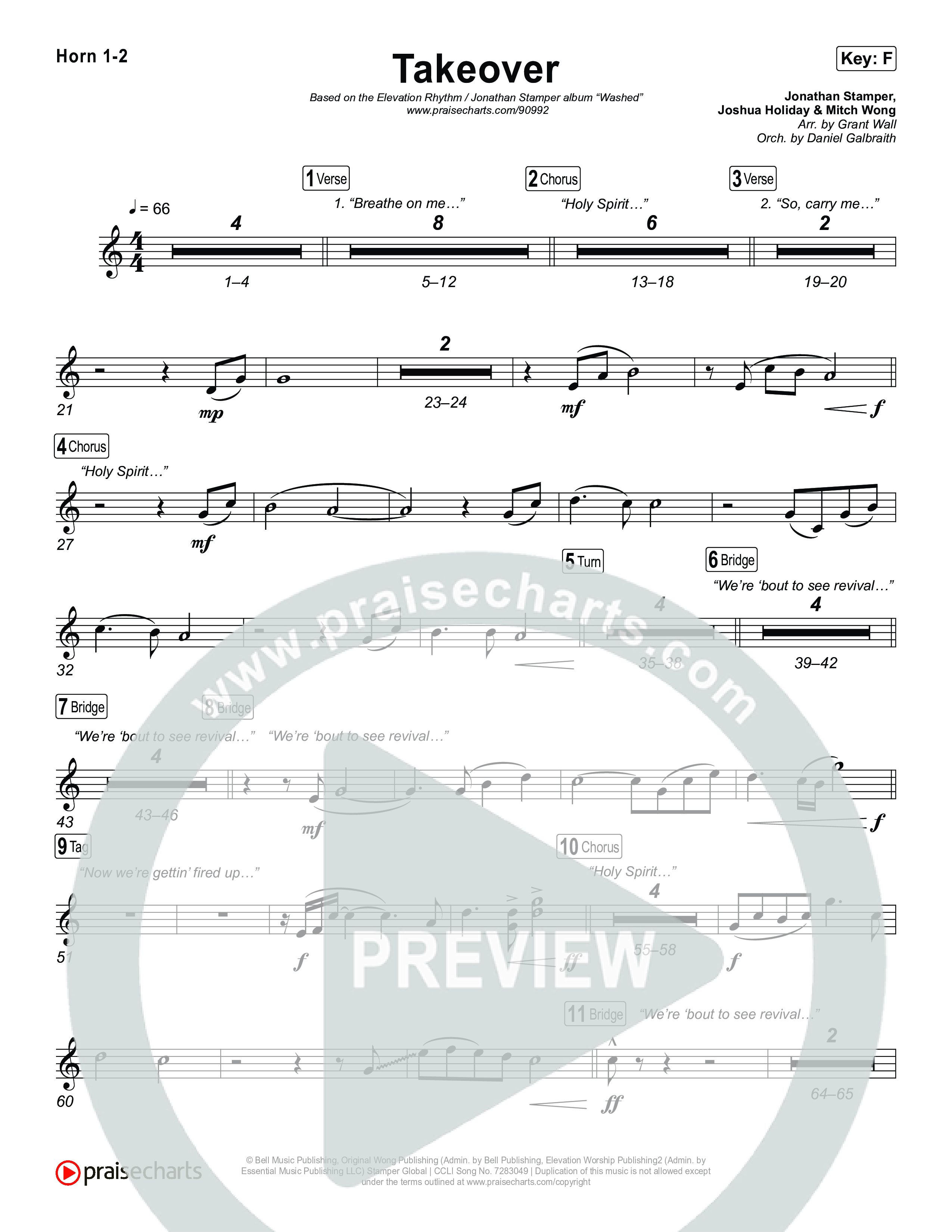 Takeover Brass Pack (ELEVATION RHYTHM / Jonathan Stamper)
