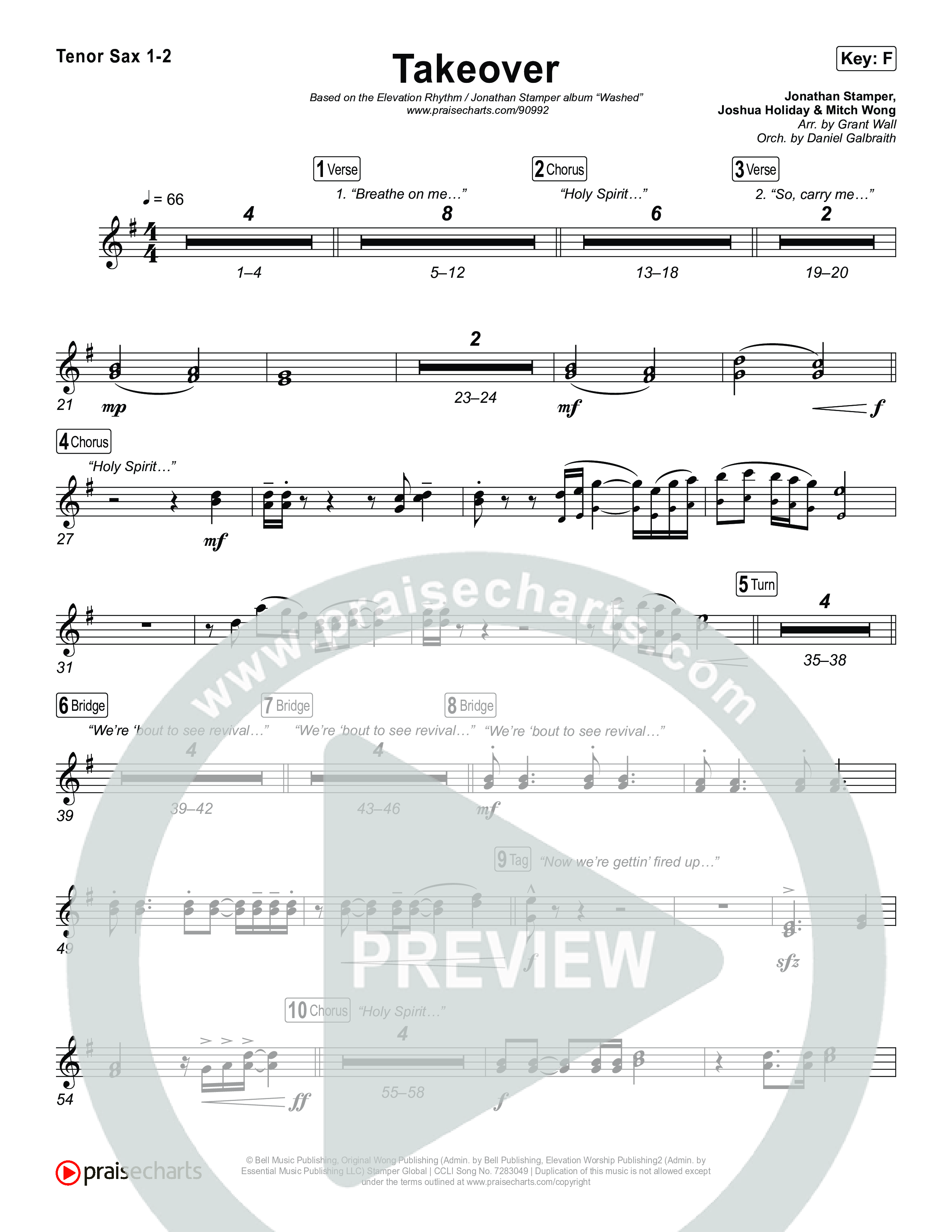 Takeover Sax Pack (ELEVATION RHYTHM / Jonathan Stamper)