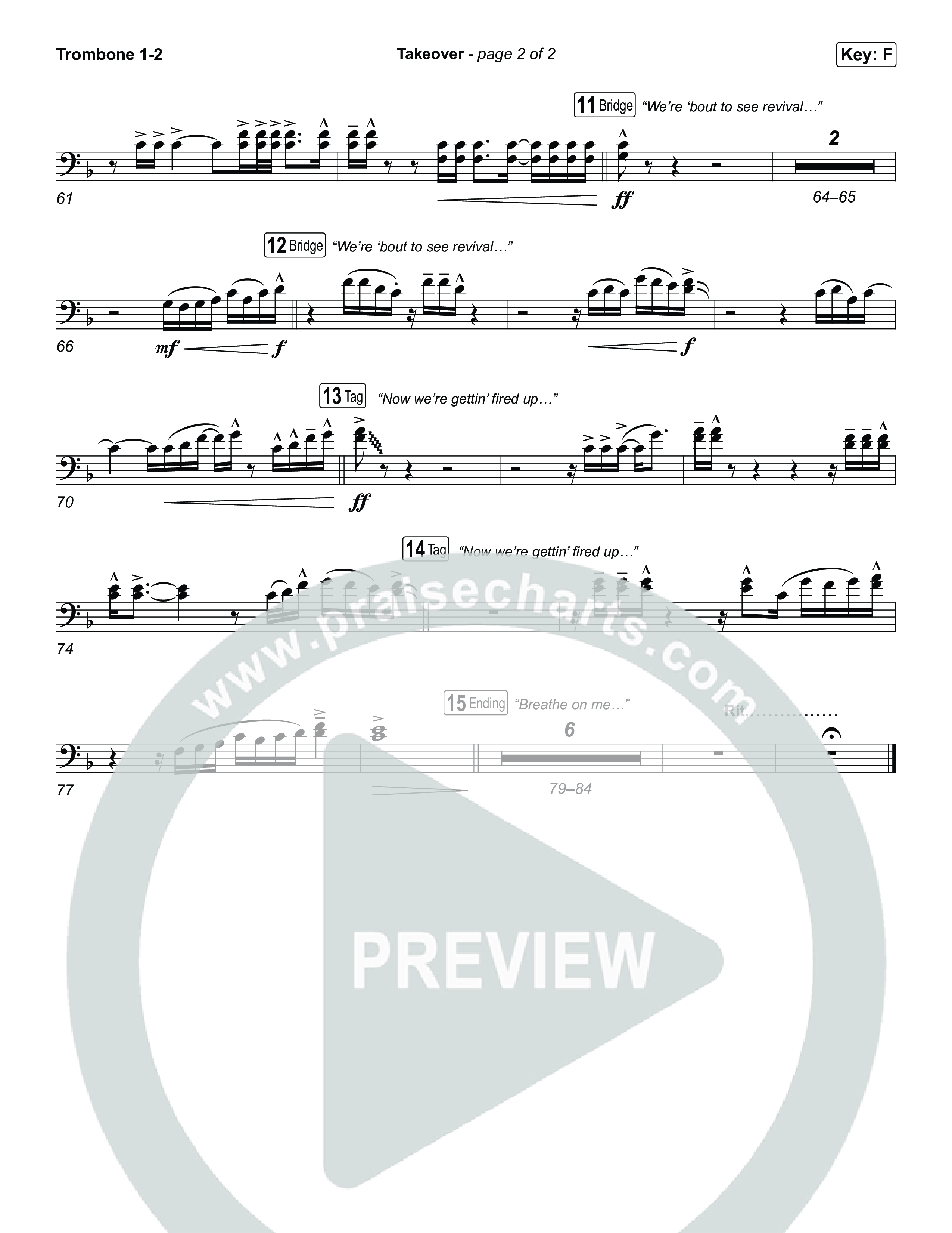 Takeover Trombone 1/2 (ELEVATION RHYTHM / Jonathan Stamper)
