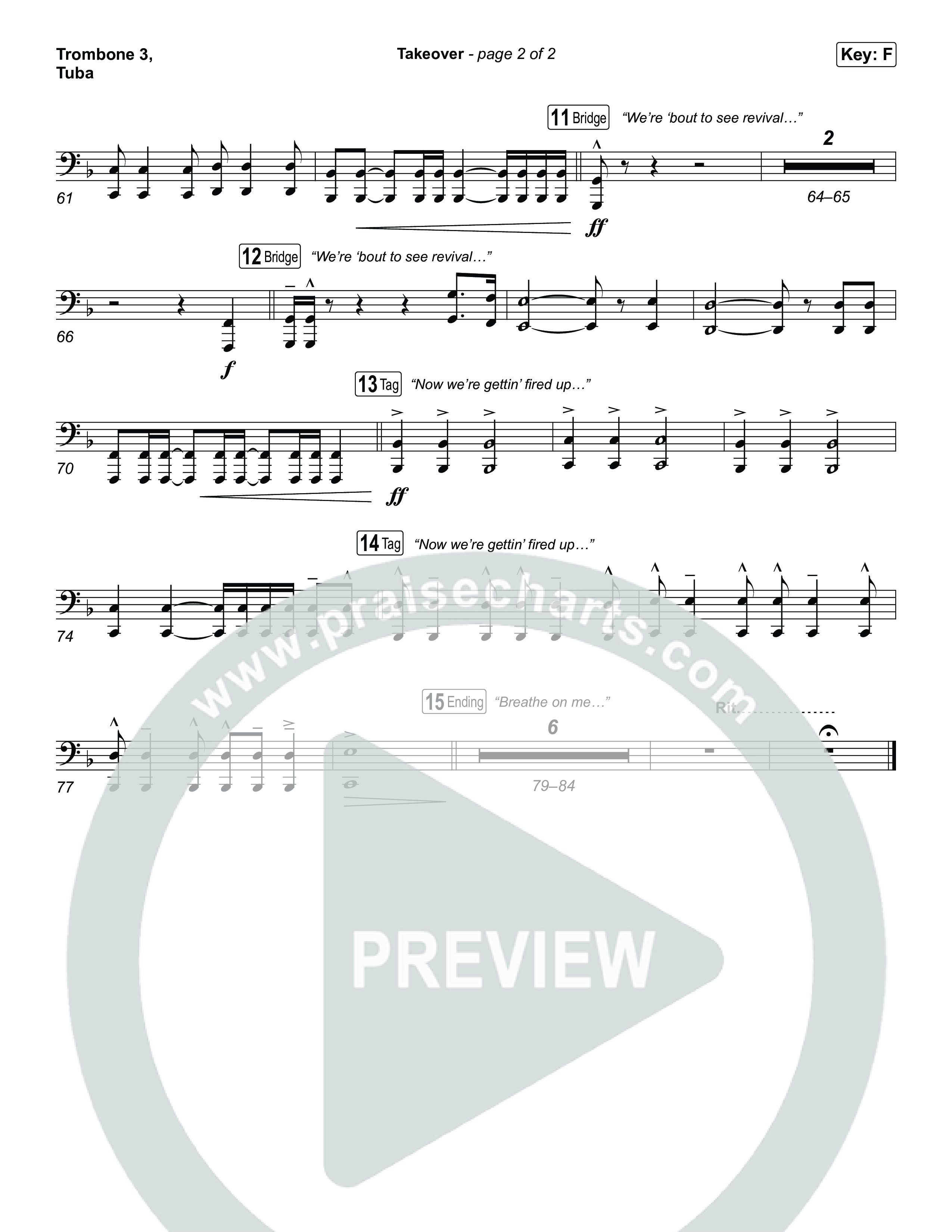 Takeover Trombone 3/Tuba (ELEVATION RHYTHM / Jonathan Stamper)