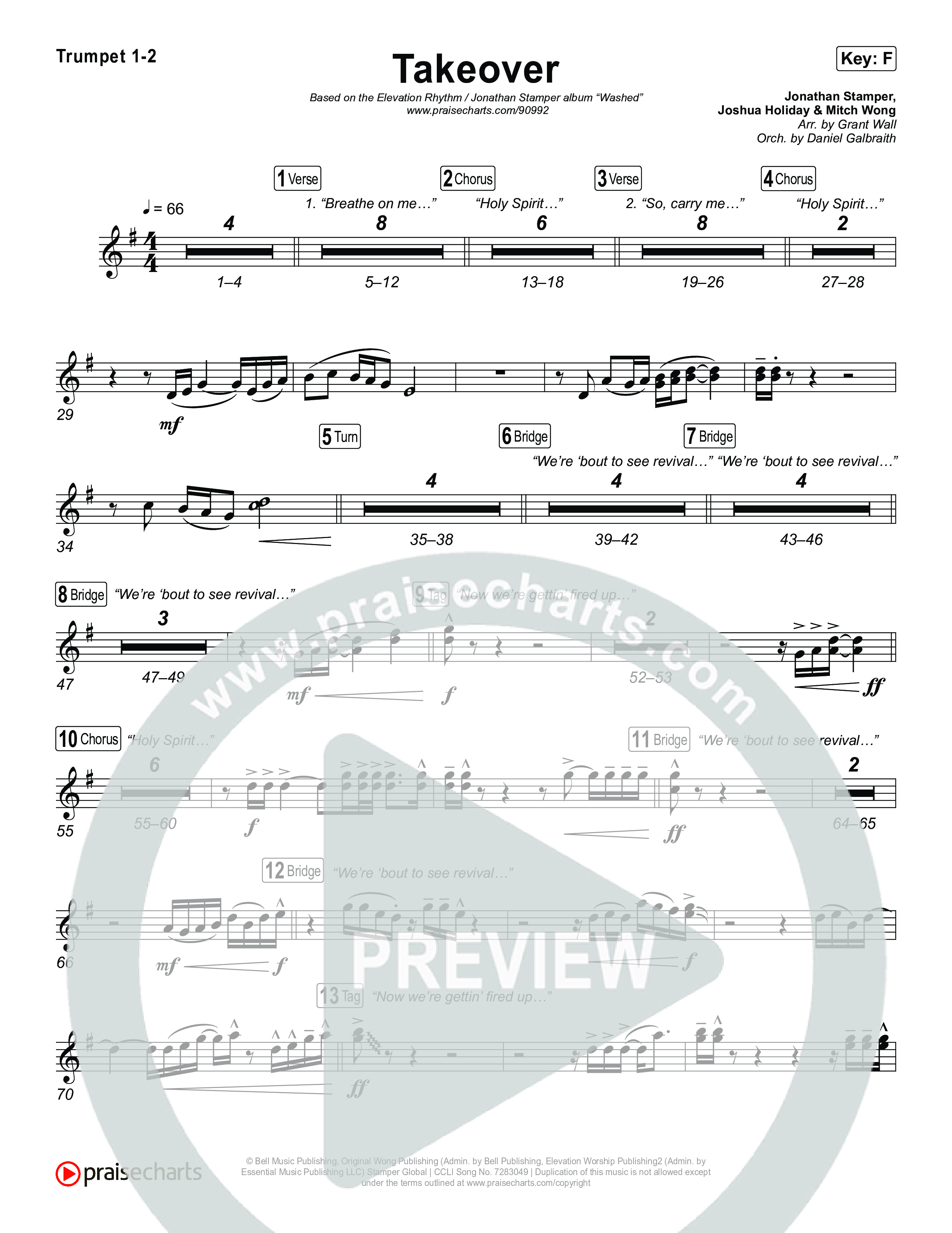Takeover Brass Pack (ELEVATION RHYTHM / Jonathan Stamper)