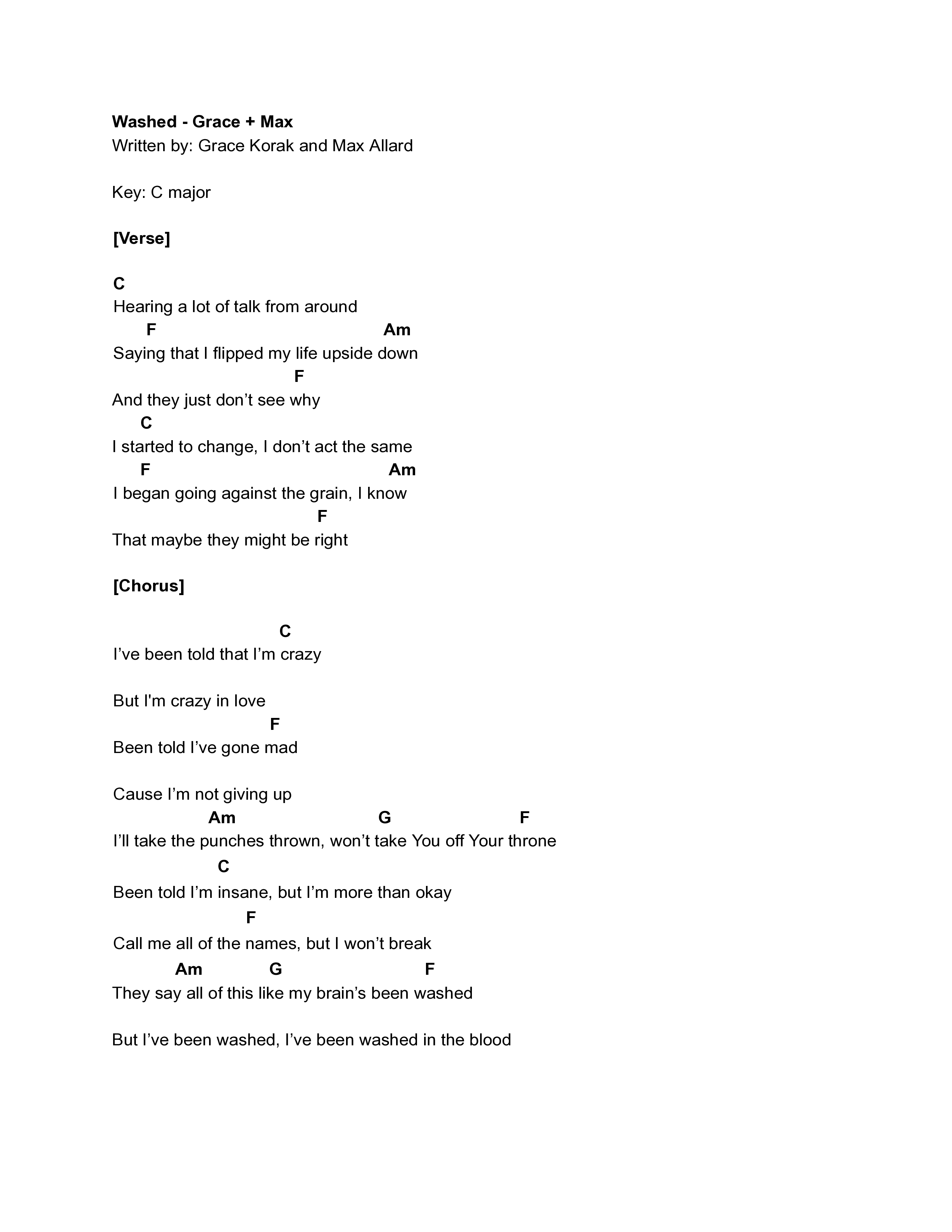 Washed Chord Chart (Grace+Max)