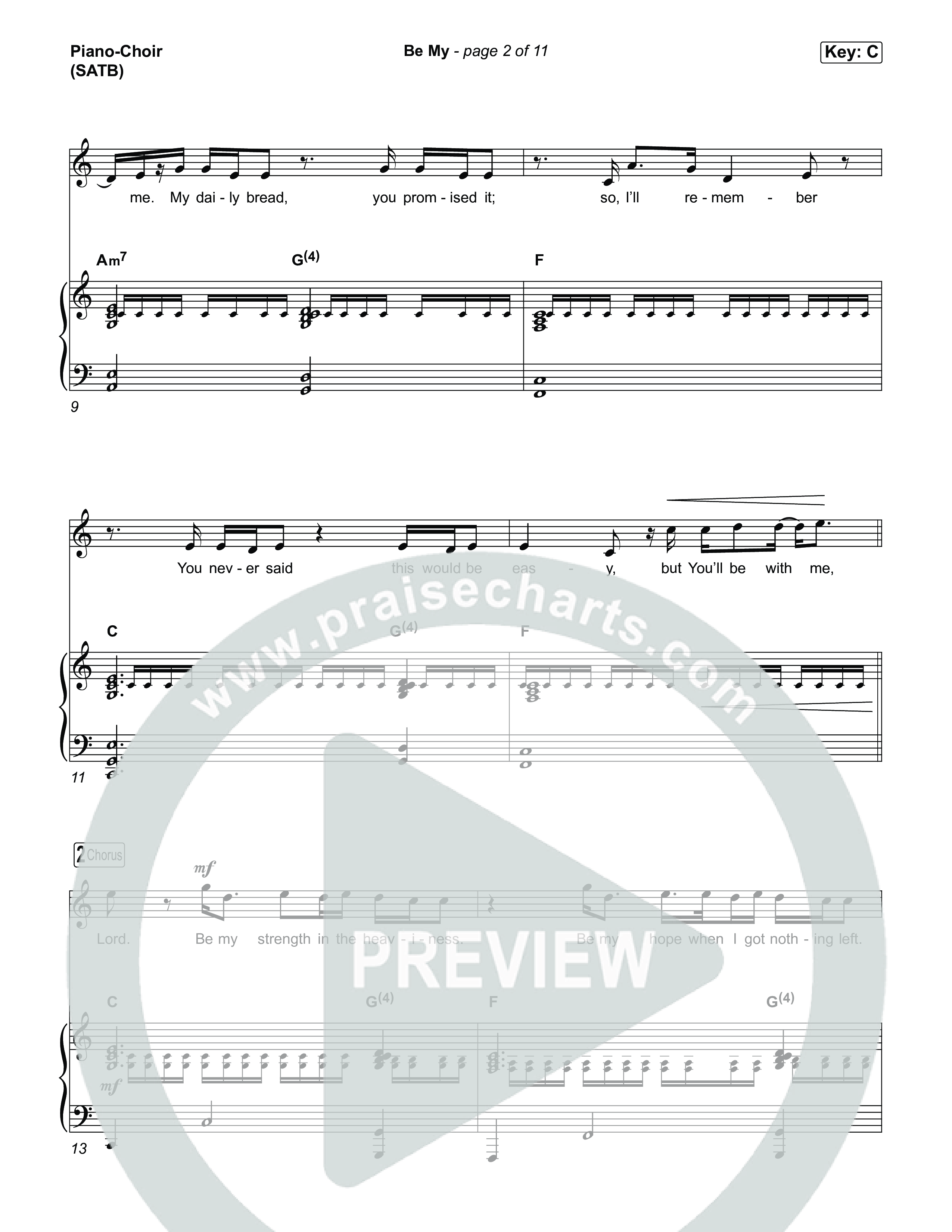 Be My Piano/Vocal (SATB) (Ryan Kennedy)