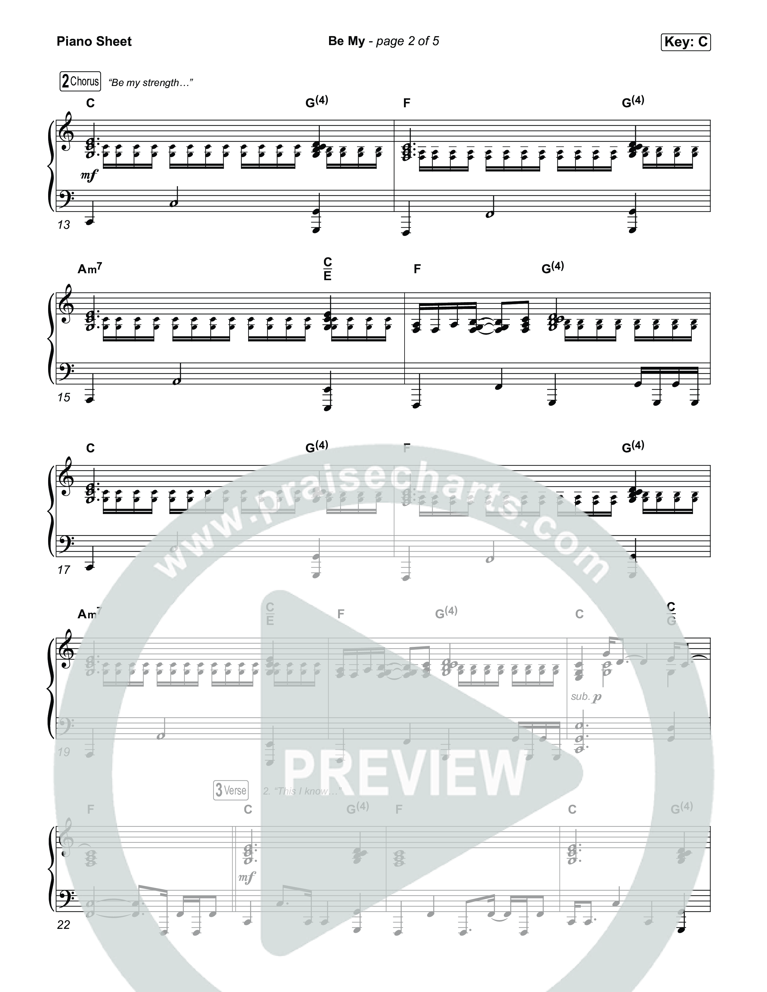 Be My Piano Sheet (Ryan Kennedy)
