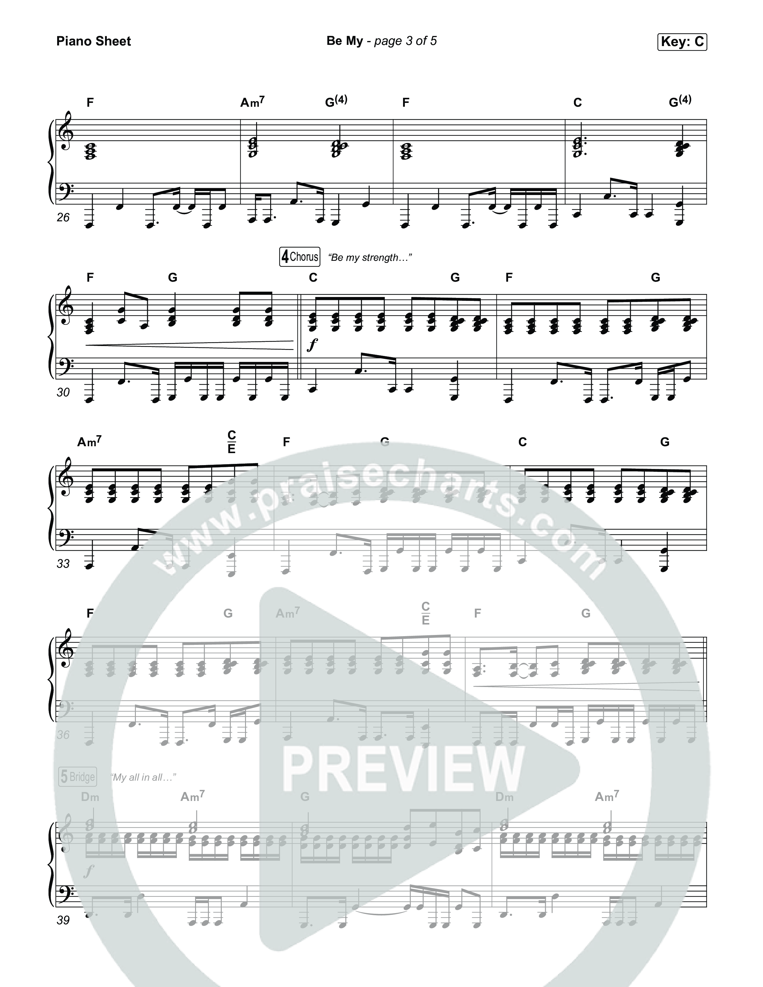 Be My Piano Sheet (Ryan Kennedy)
