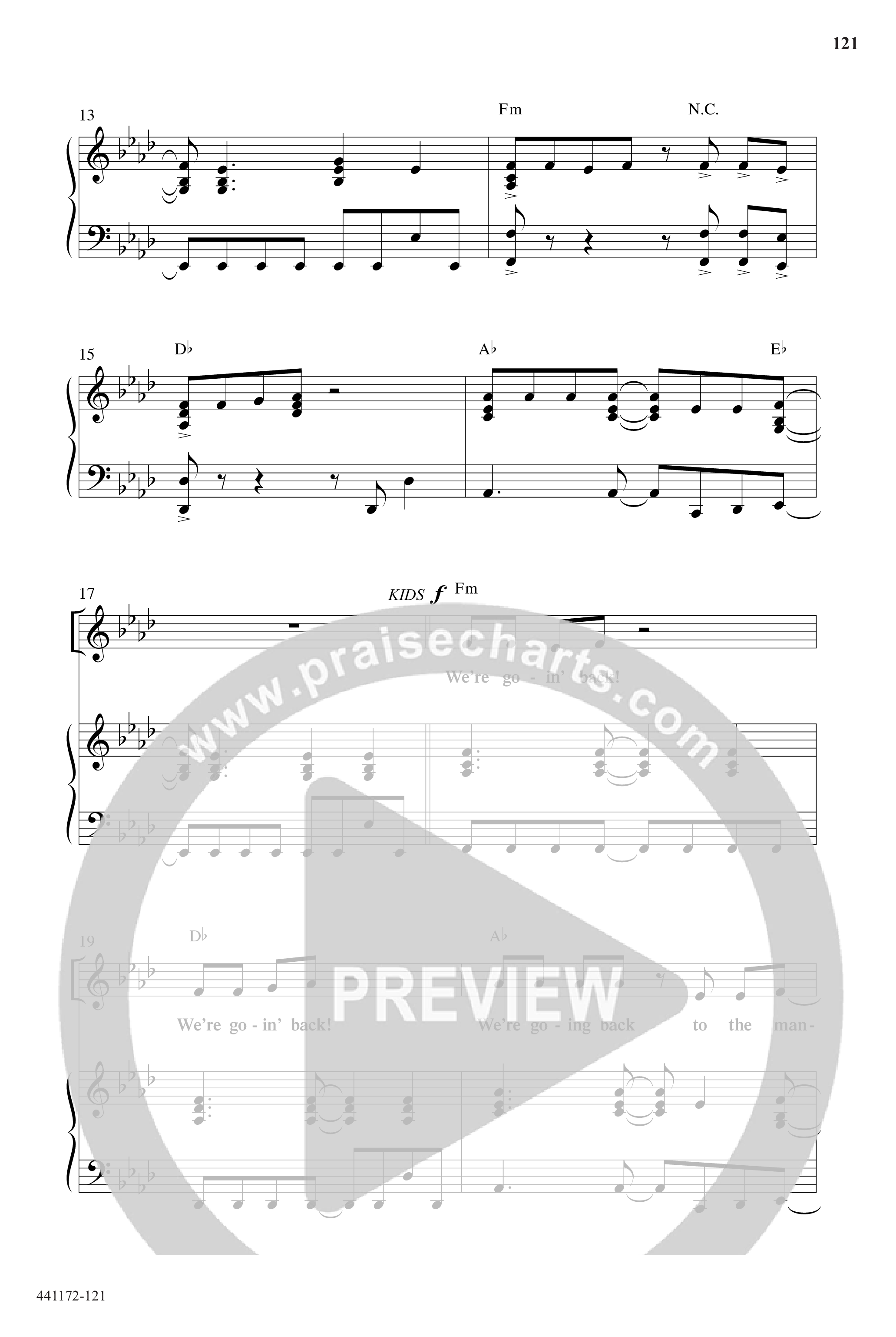 Back To The Manger (10 Song Choral Collection) Song 10 (Piano SATB) ()