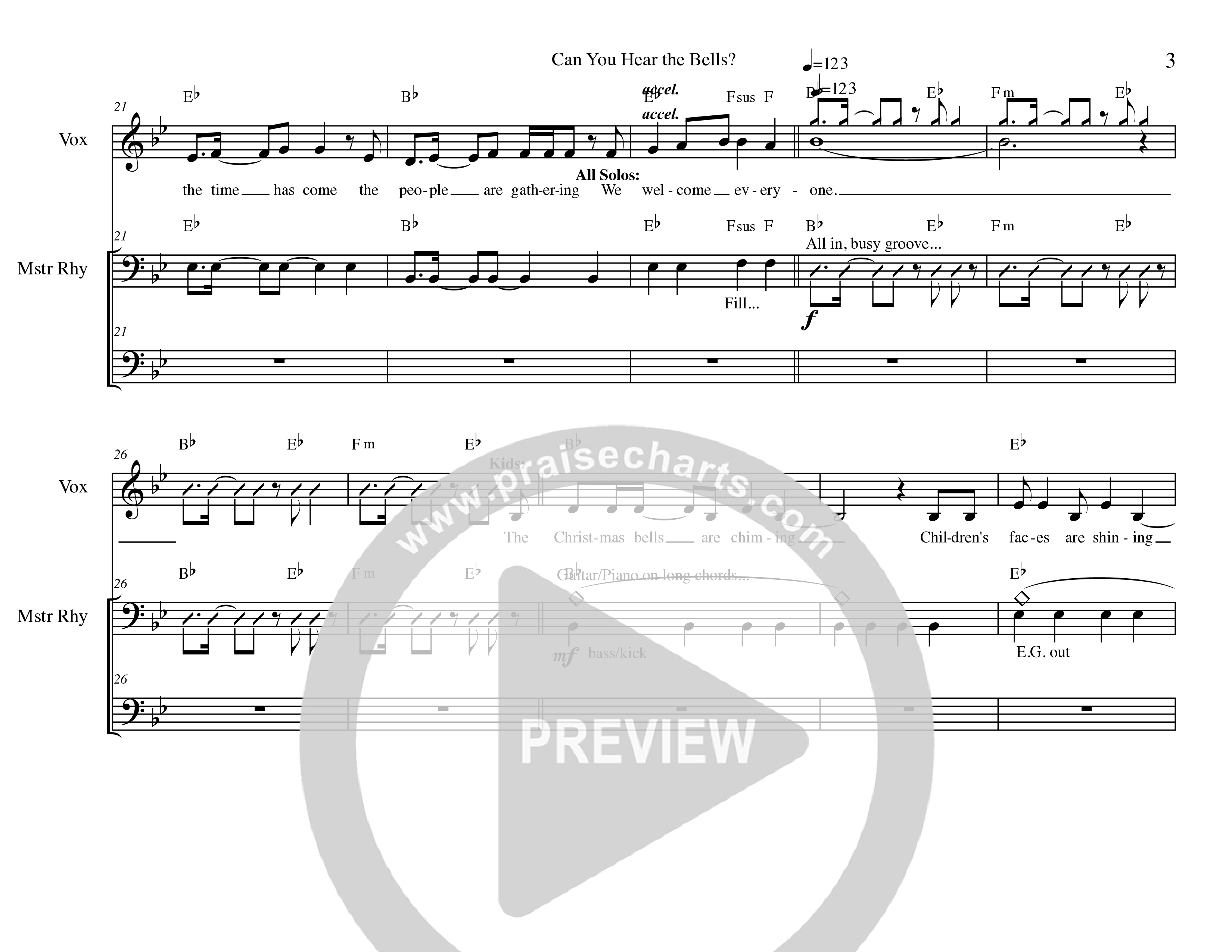 Back To The Manger (10 Song Choral Collection) Song 2 (Rhythm) ()