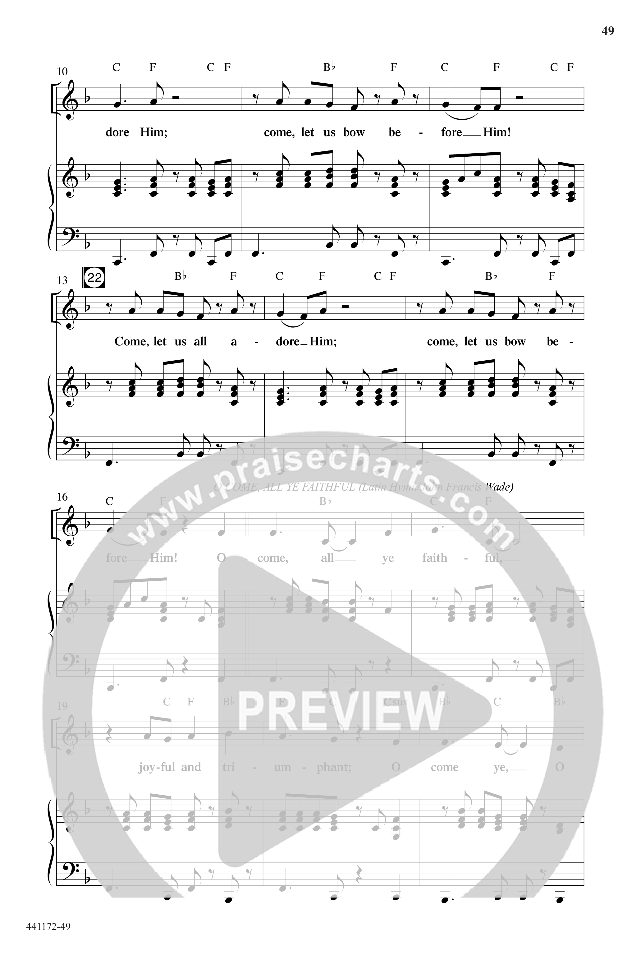 Back To The Manger (10 Song Choral Collection) Song 4 (Piano SATB) ()