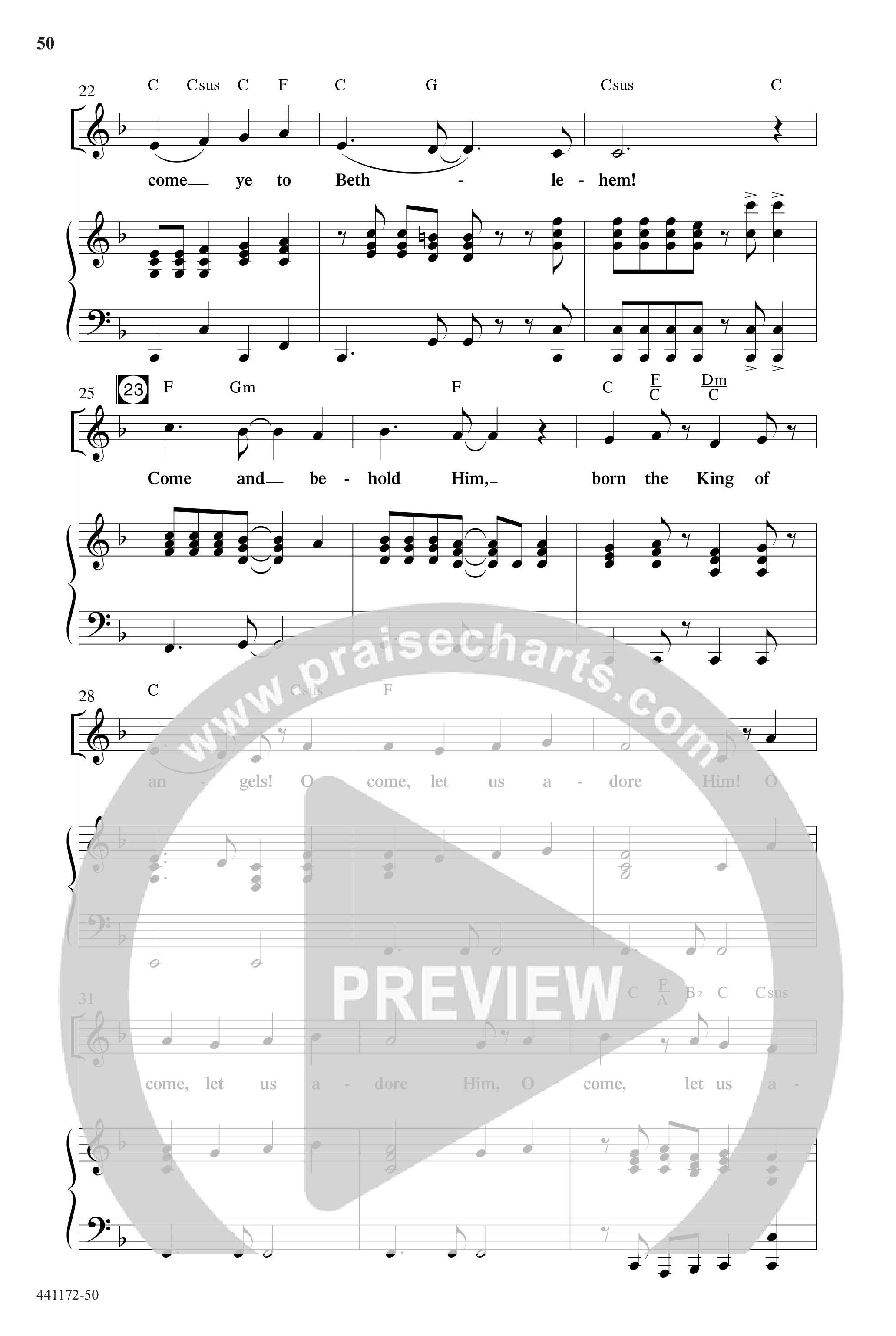 Back To The Manger (10 Song Choral Collection) Song 4 (Piano SATB) ()