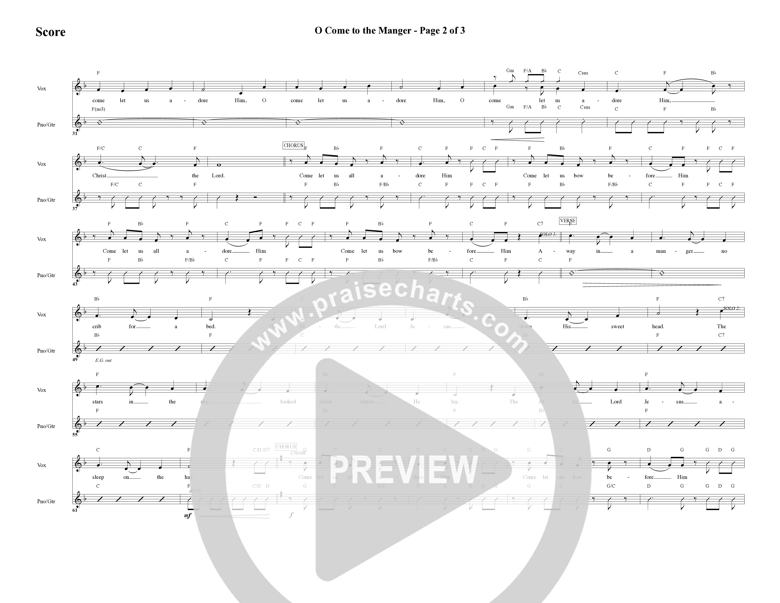 Back To The Manger (10 Song Choral Collection) Song 4 (Rhythm) ()