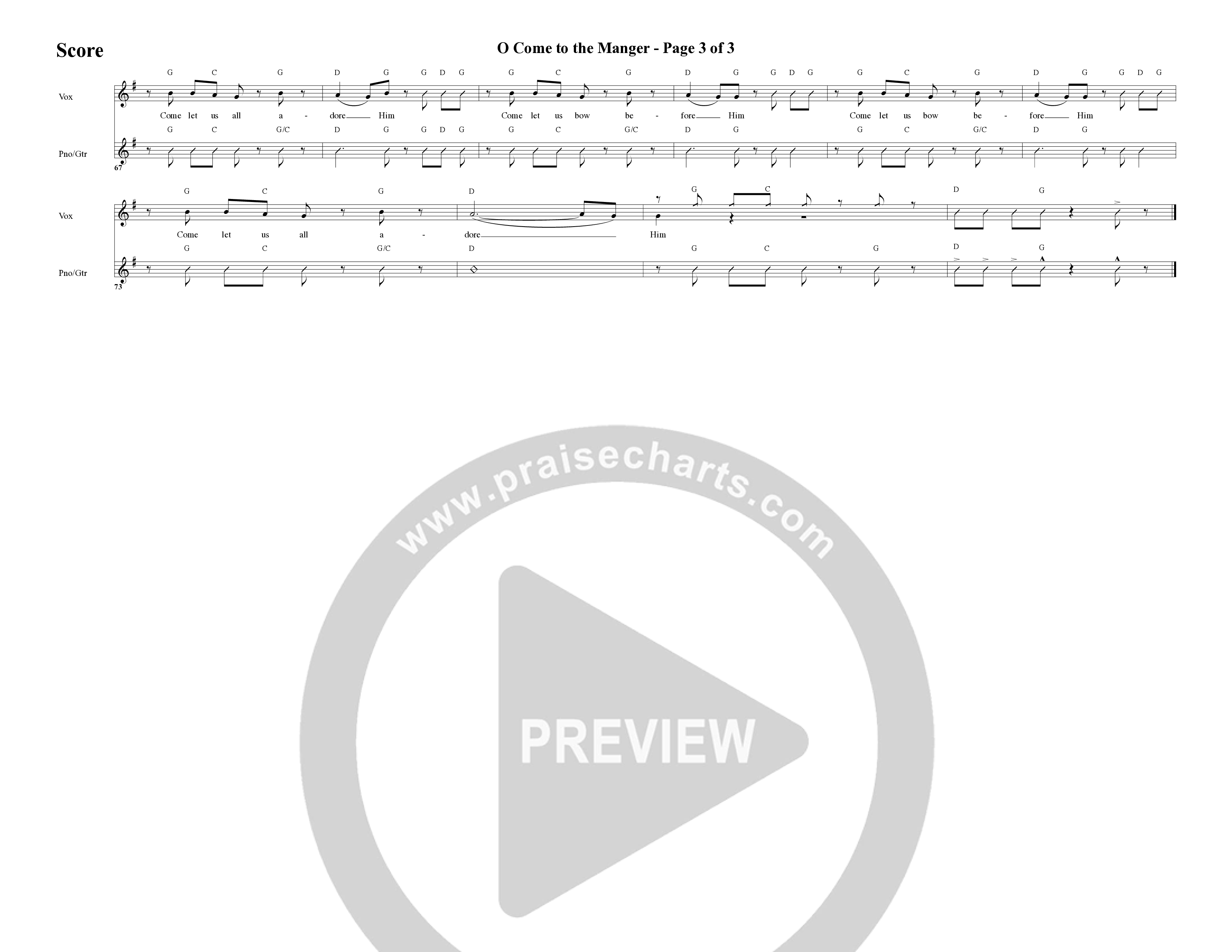 Back To The Manger (10 Song Choral Collection) Song 4 (Rhythm) ()