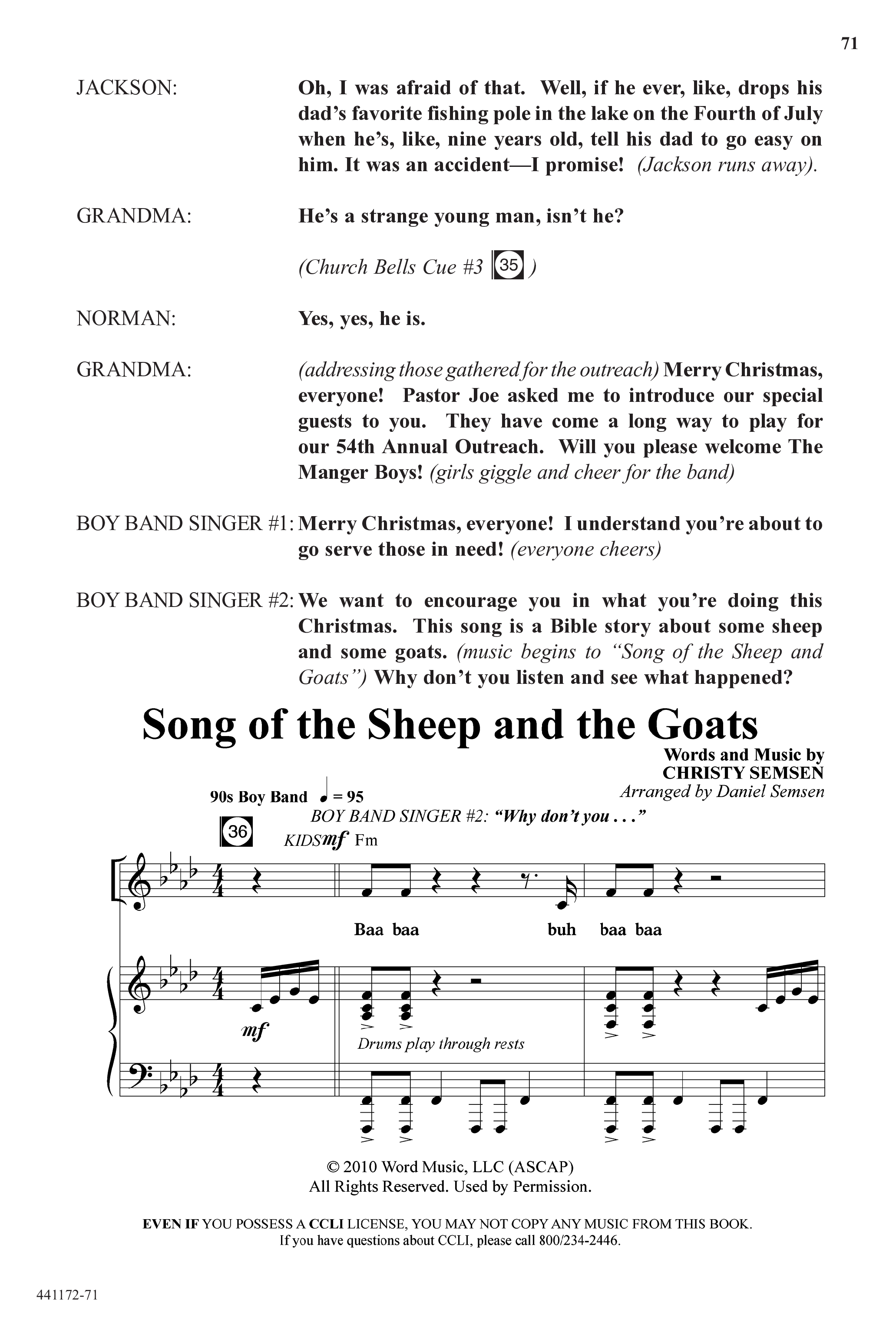 Back To The Manger (10 Song Choral Collection) Song 6 (Piano SATB) ()