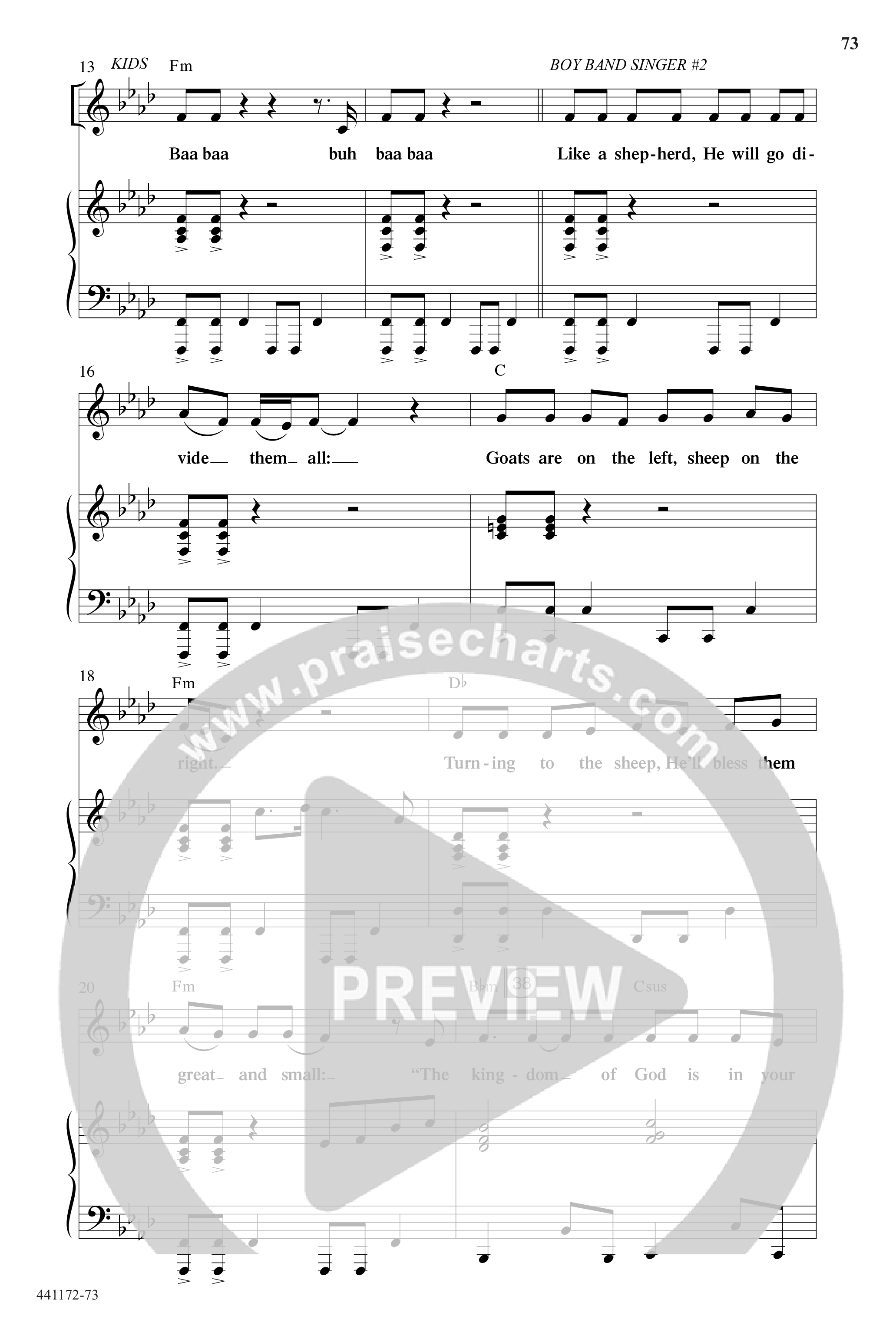 Back To The Manger (10 Song Choral Collection) Song 6 (Piano SATB) ()