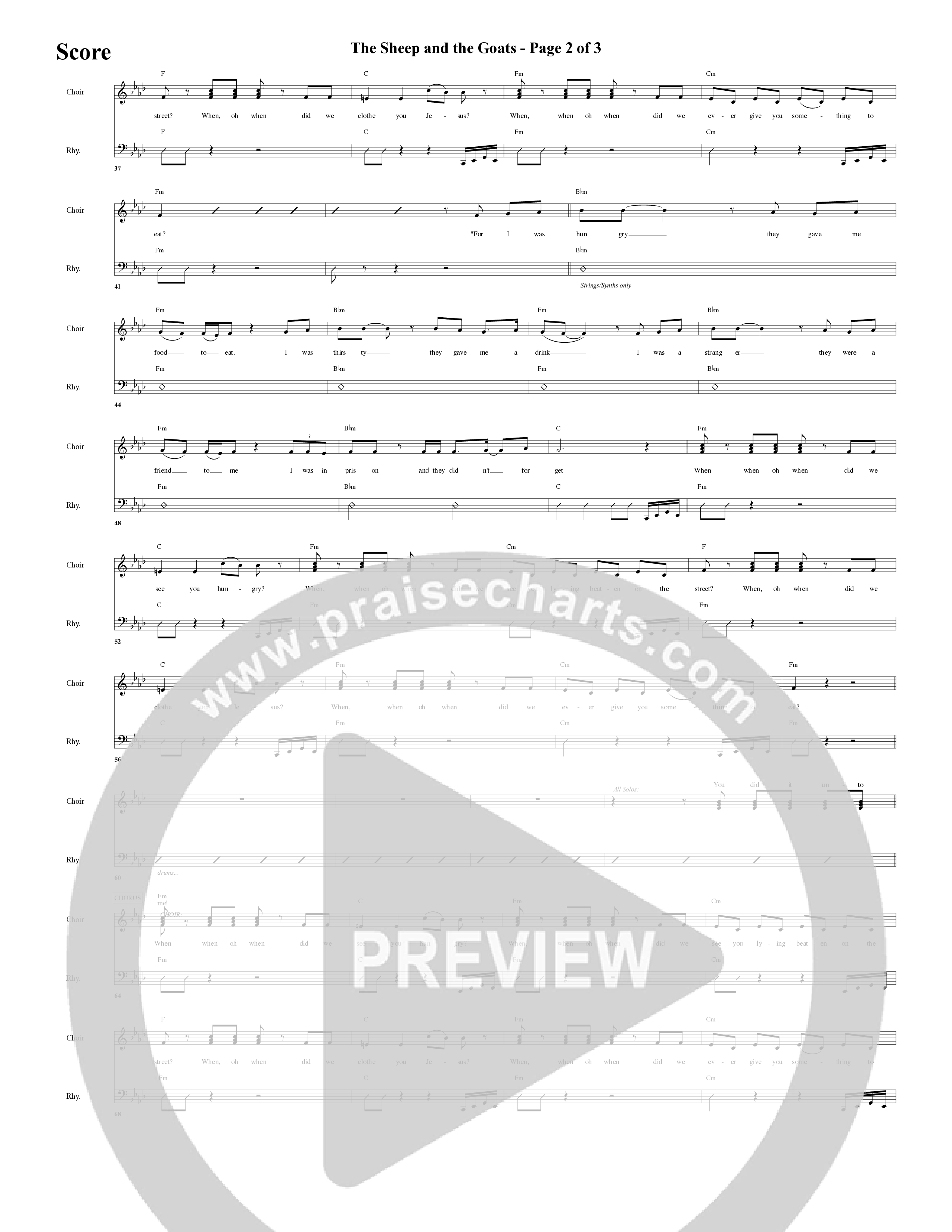 Back To The Manger (10 Song Choral Collection) Song 6 (Rhythm) ()