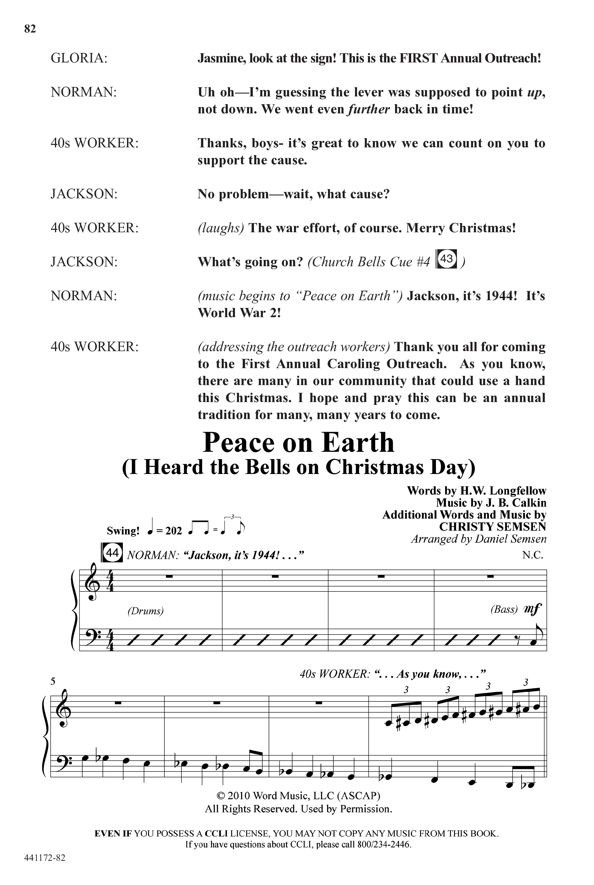Back To The Manger (10 Song Choral Collection) Song 7 (Piano SATB) ()