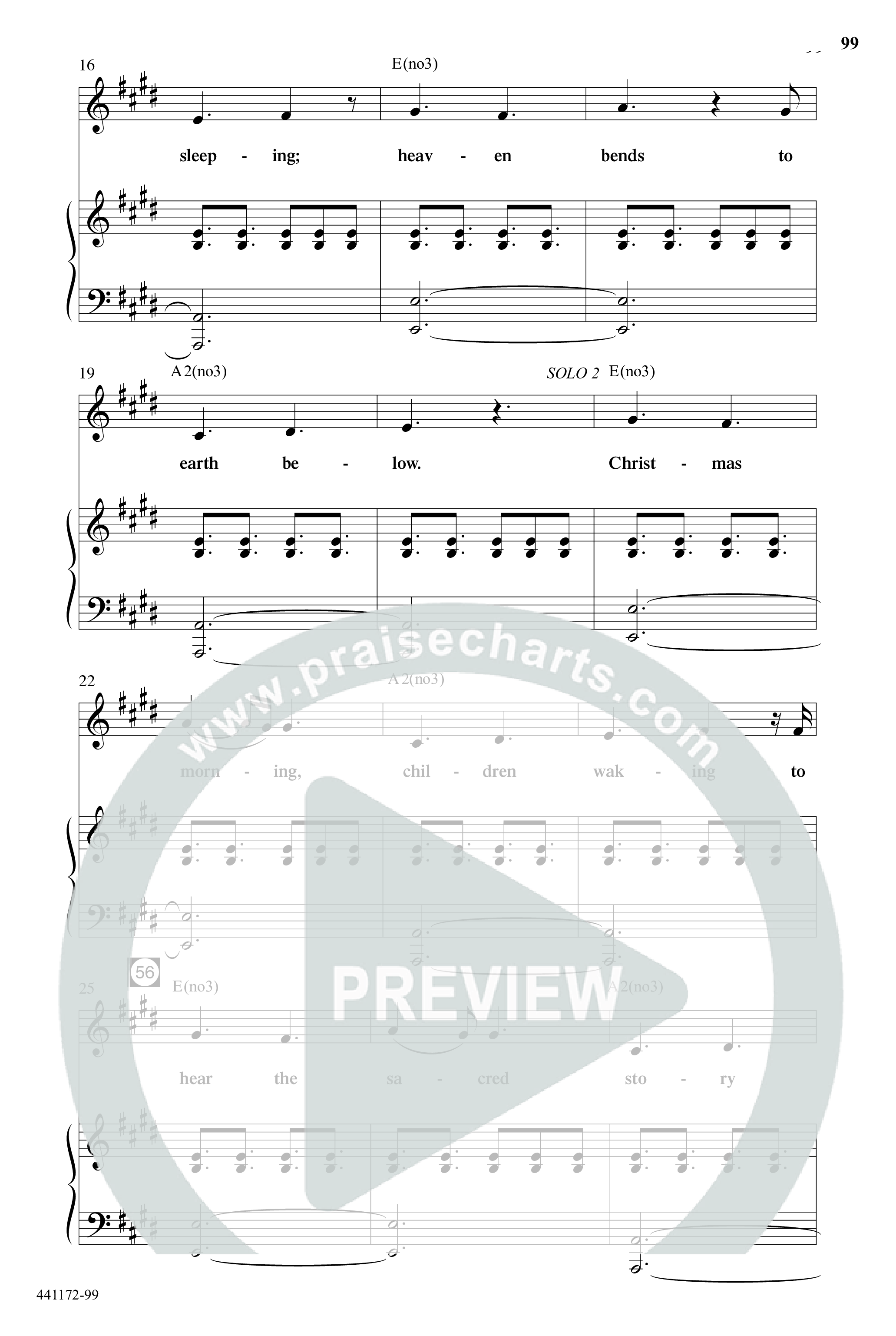 Back To The Manger (10 Song Choral Collection) Song 8 (Piano SATB) ()