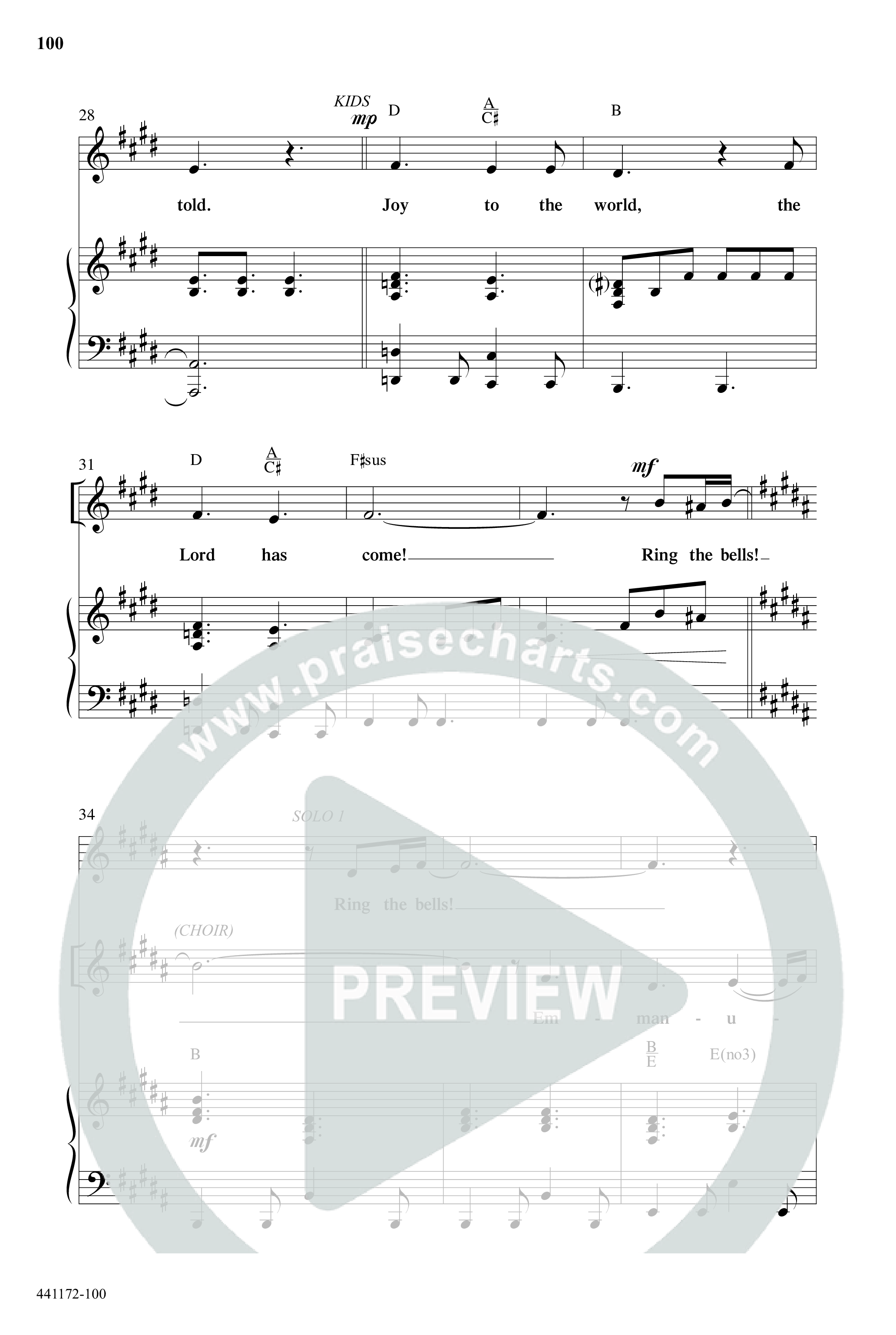 Back To The Manger (10 Song Choral Collection) Song 8 (Piano SATB) ()