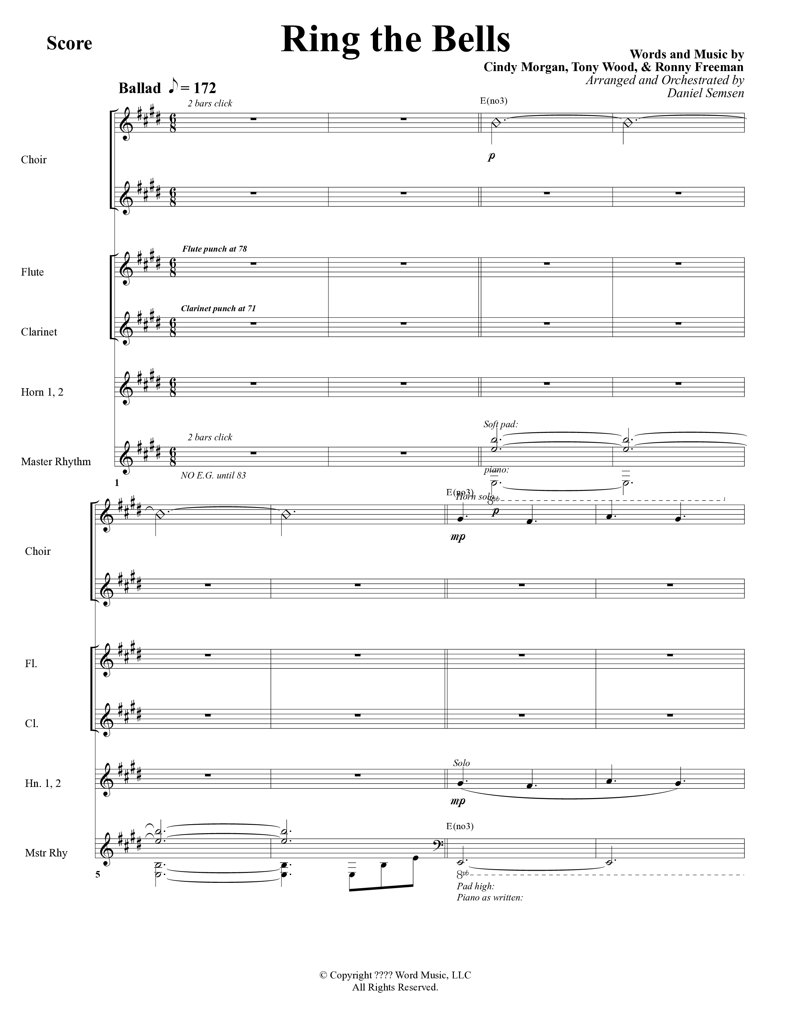 Back To The Manger (10 Song Choral Collection) Song 8 (Rhythm) ()