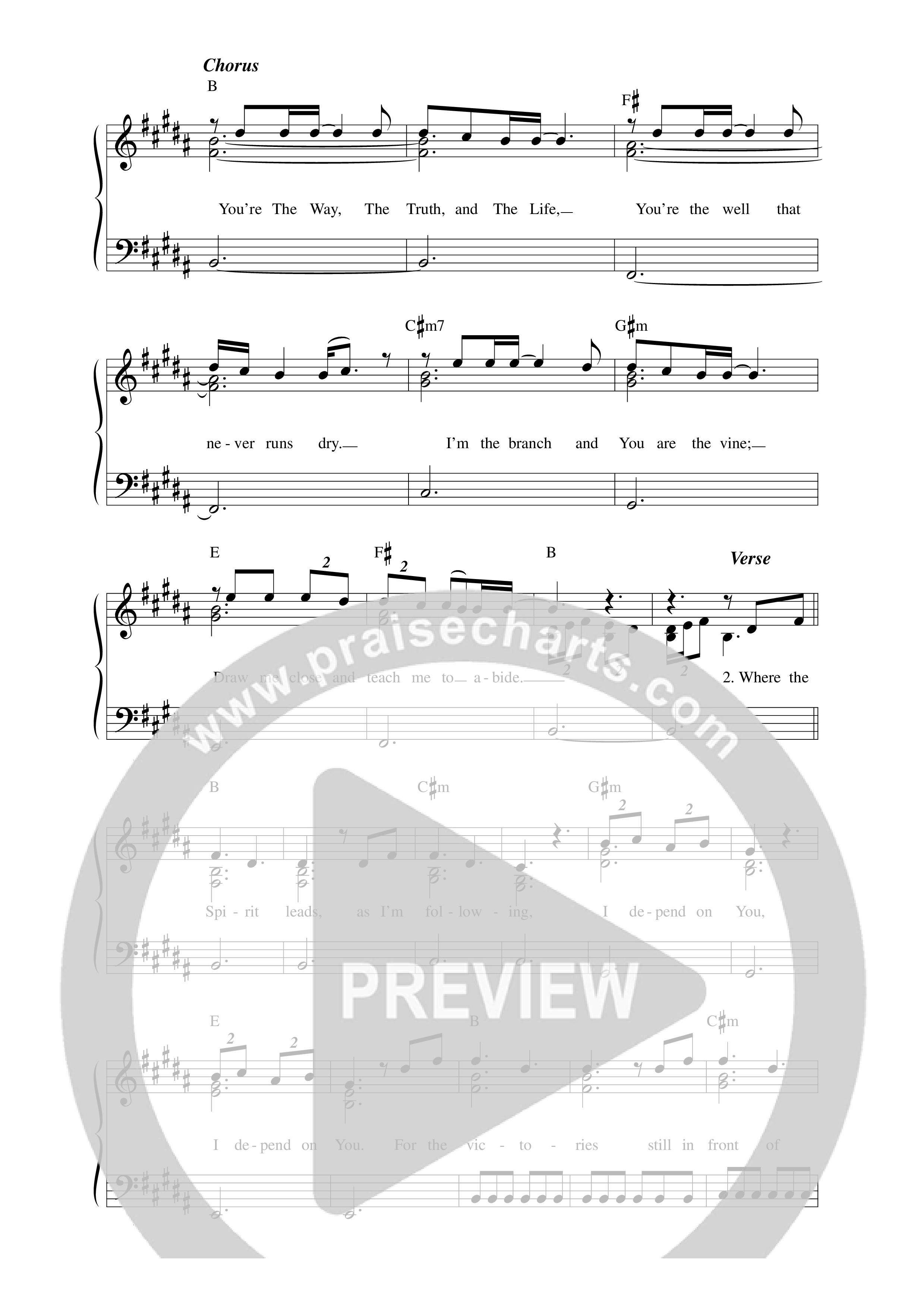 Abide (Live from Mercy Hill) Lead Sheet Melody (Aaron Williams / Mercy Hill Worship)