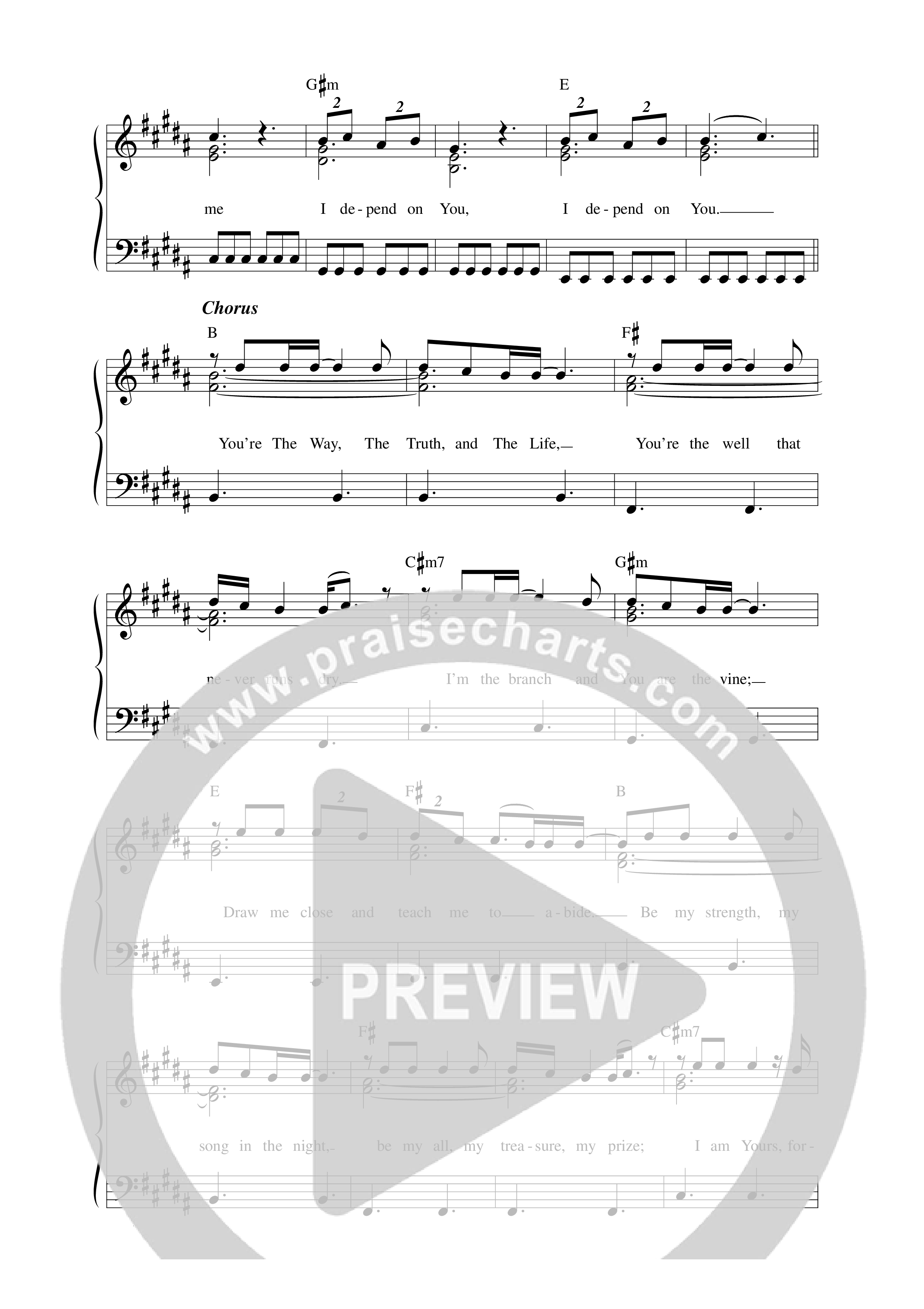 Abide (Live from Mercy Hill) Lead Sheet Melody (Aaron Williams / Mercy Hill Worship)