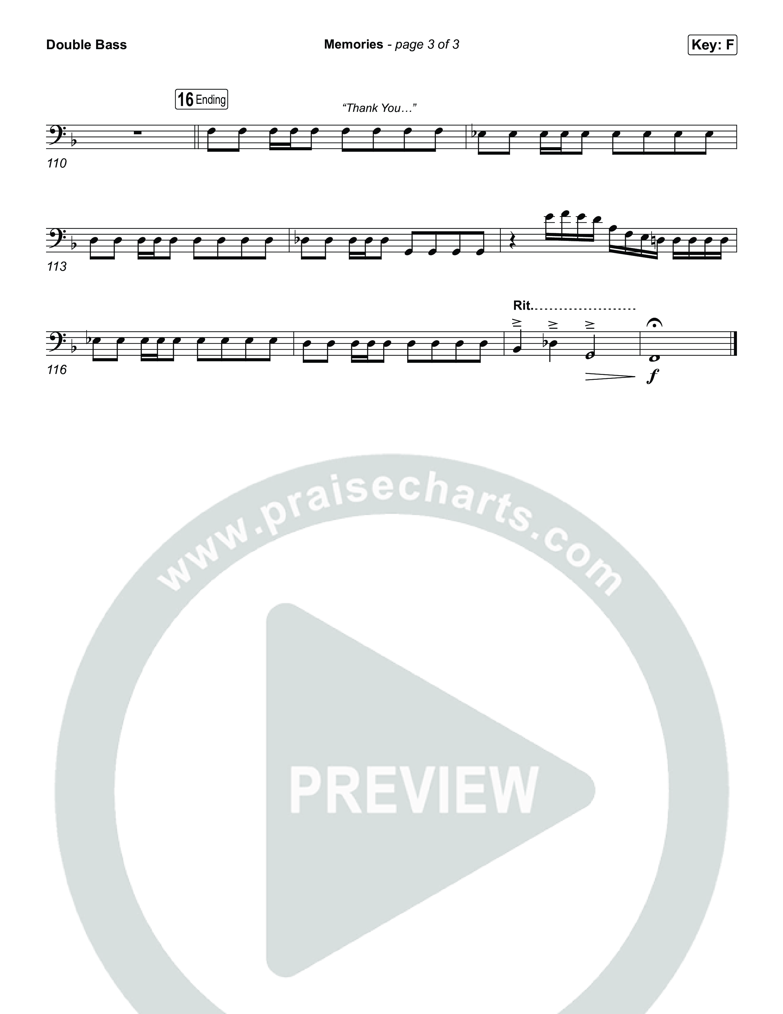 Memories Double Bass (Red Worship)