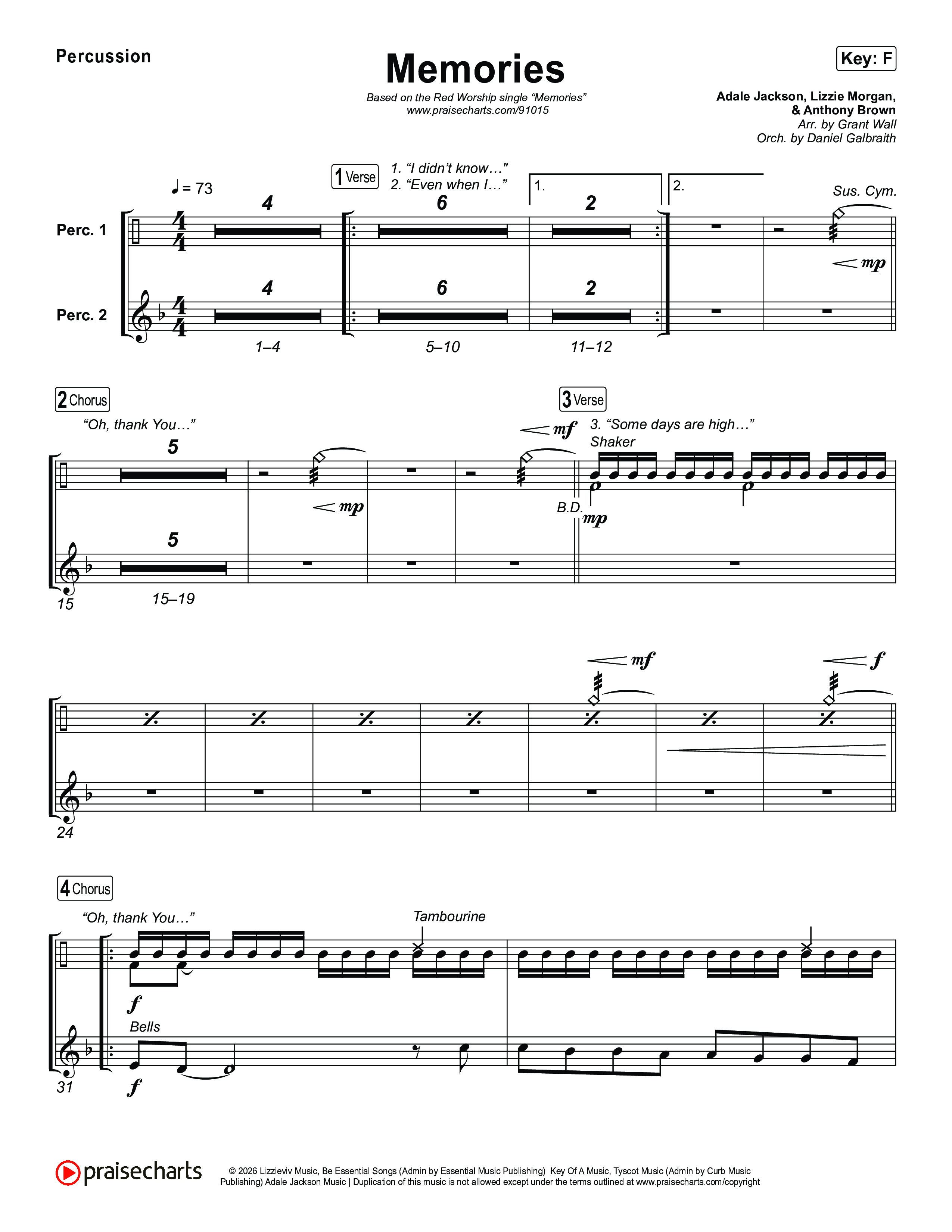 Memories Percussion (Red Worship)