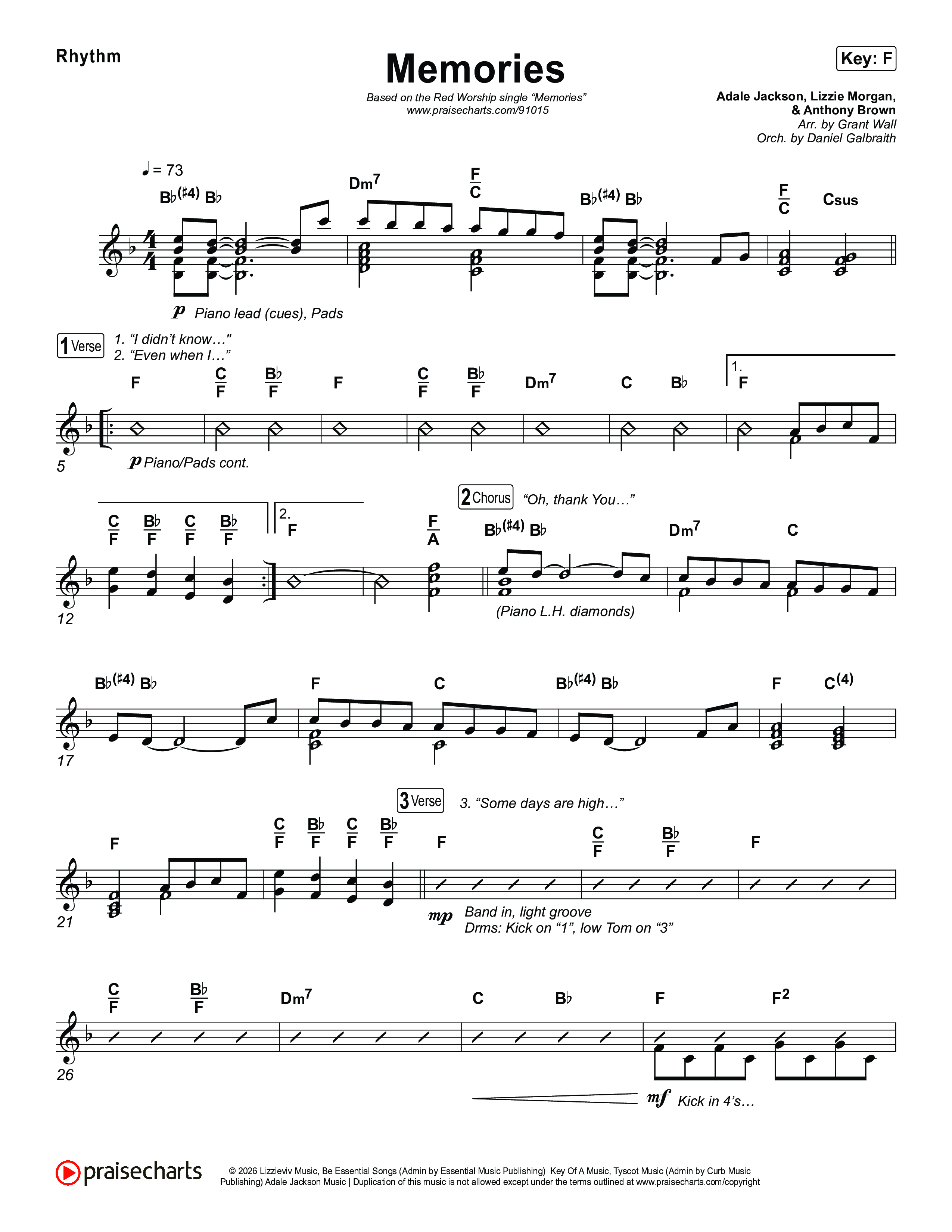 Memories Rhythm Pack (Red Worship)