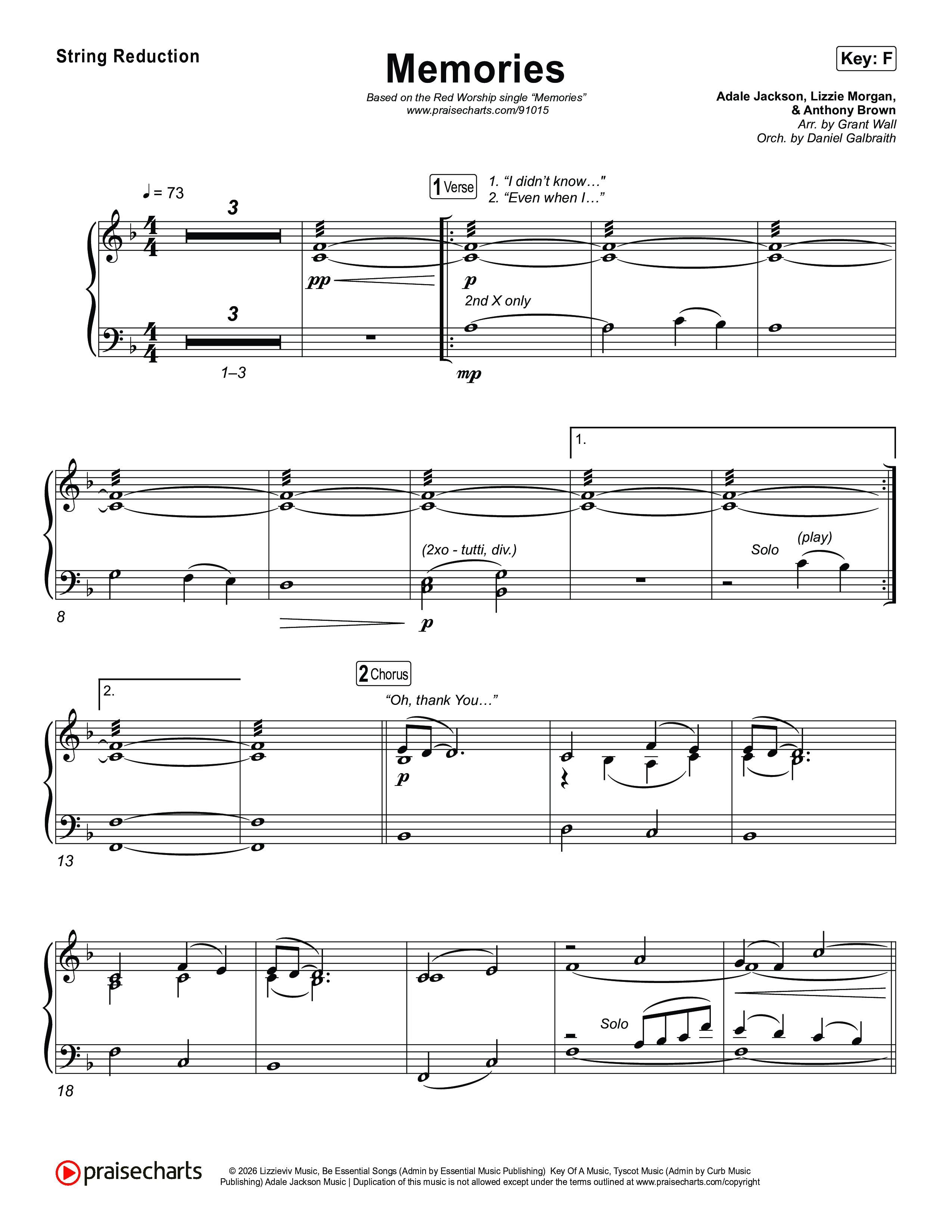 Memories String Reduction (Red Worship)