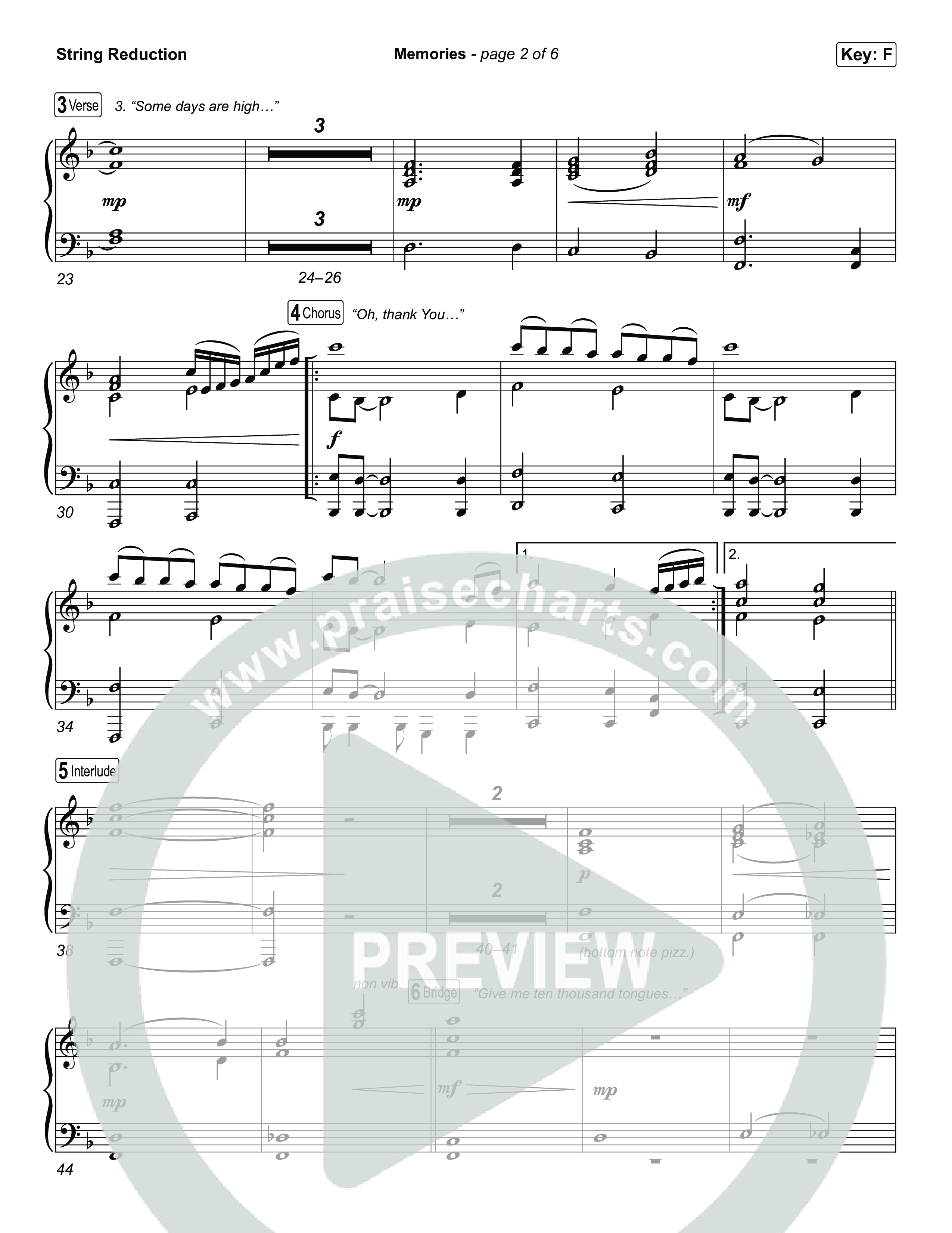 Memories String Reduction (Red Worship)