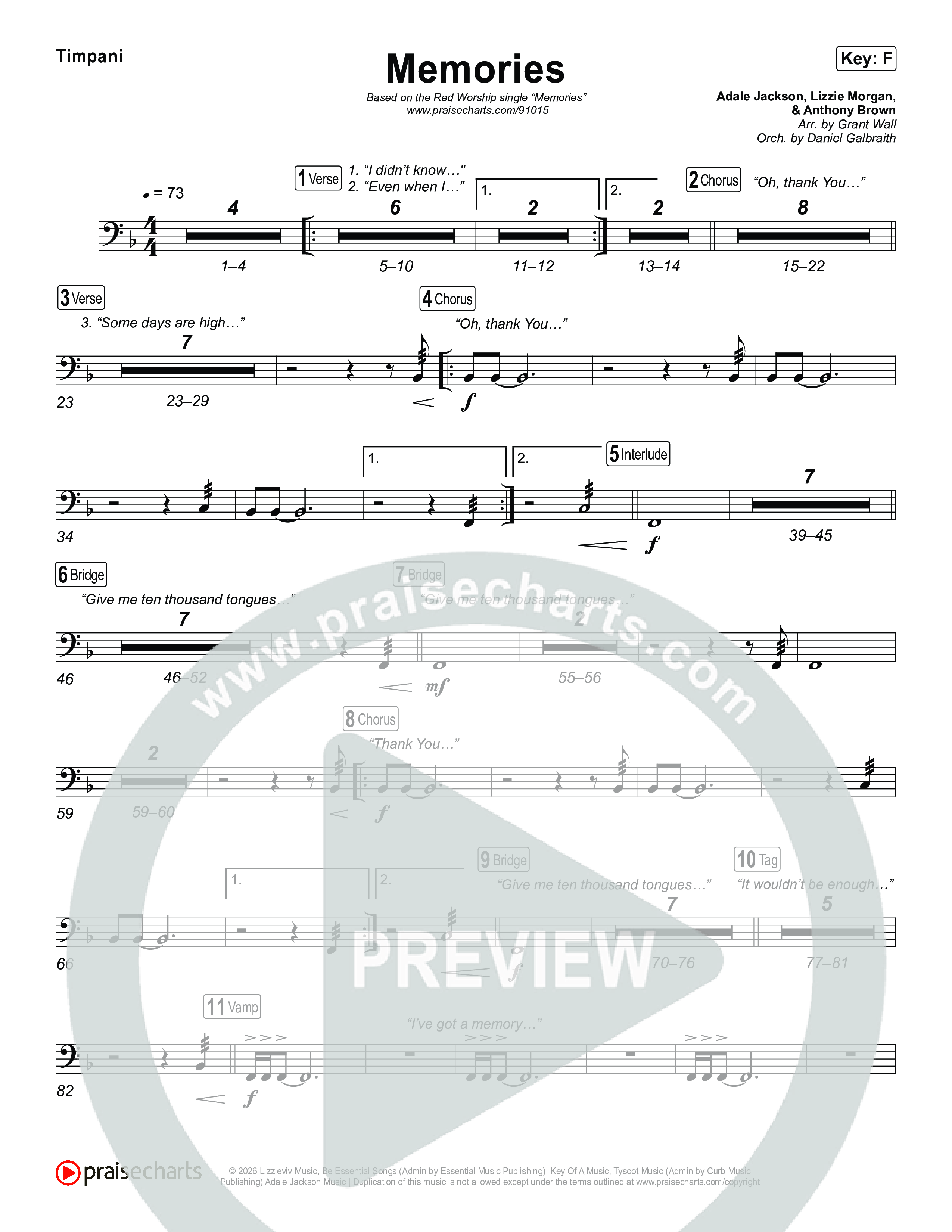 Memories Timpani (Red Worship)