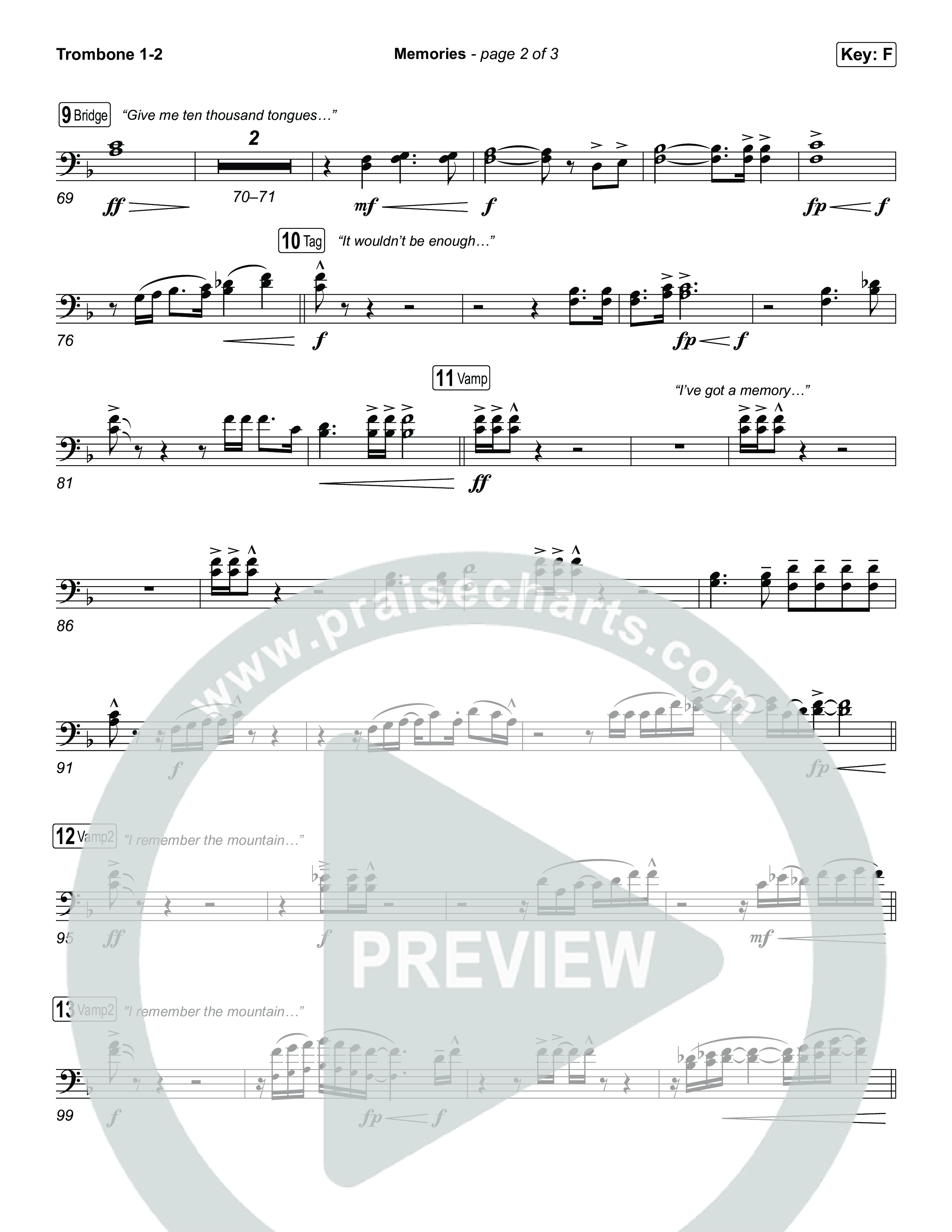 Memories Trombone 1/2 (Red Worship)
