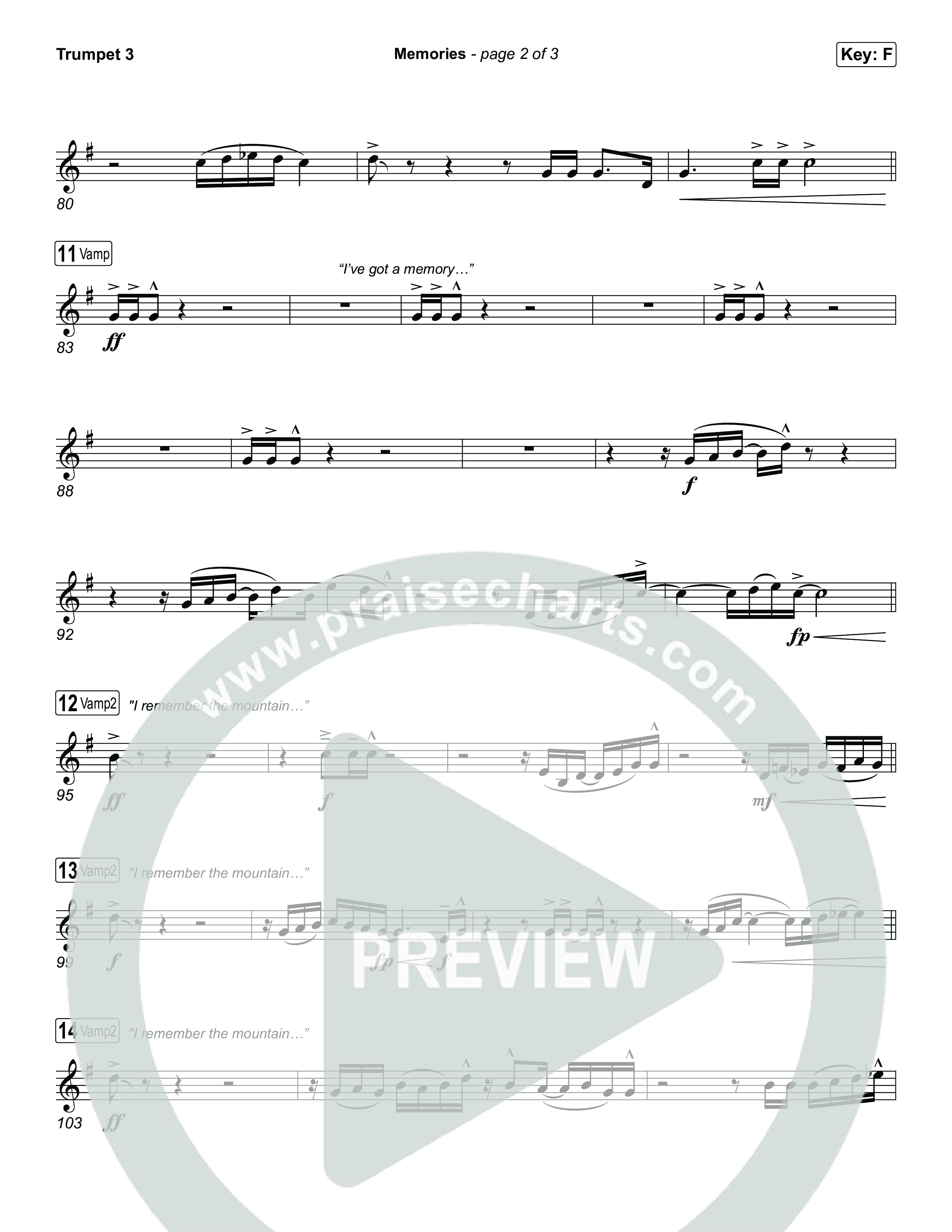 Memories Trumpet 3 (Red Worship)