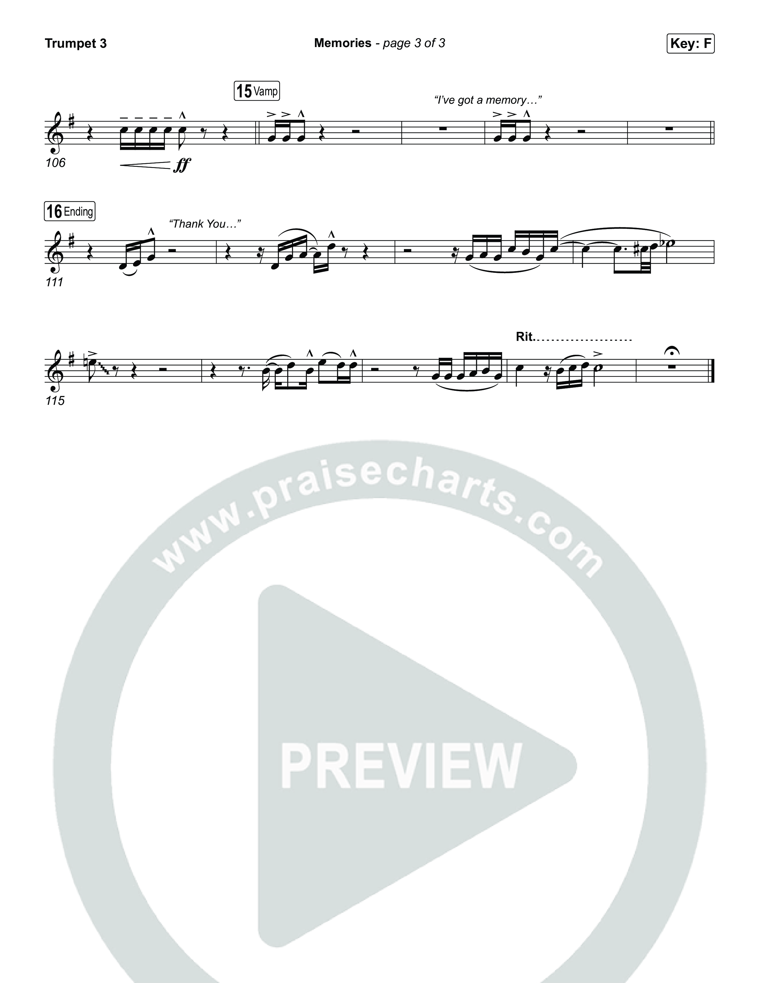 Memories Trumpet 3 (Red Worship)