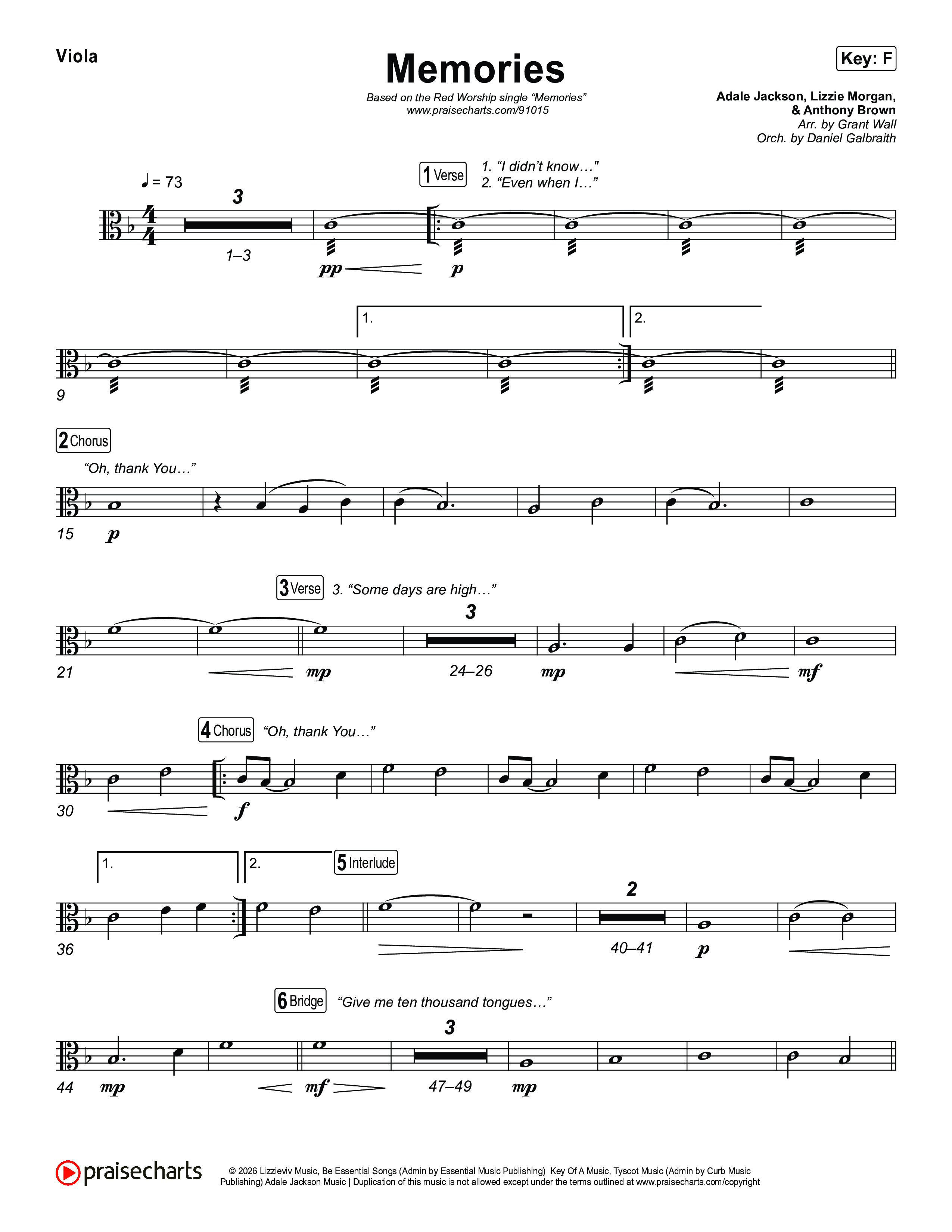 Memories Viola (Red Worship)