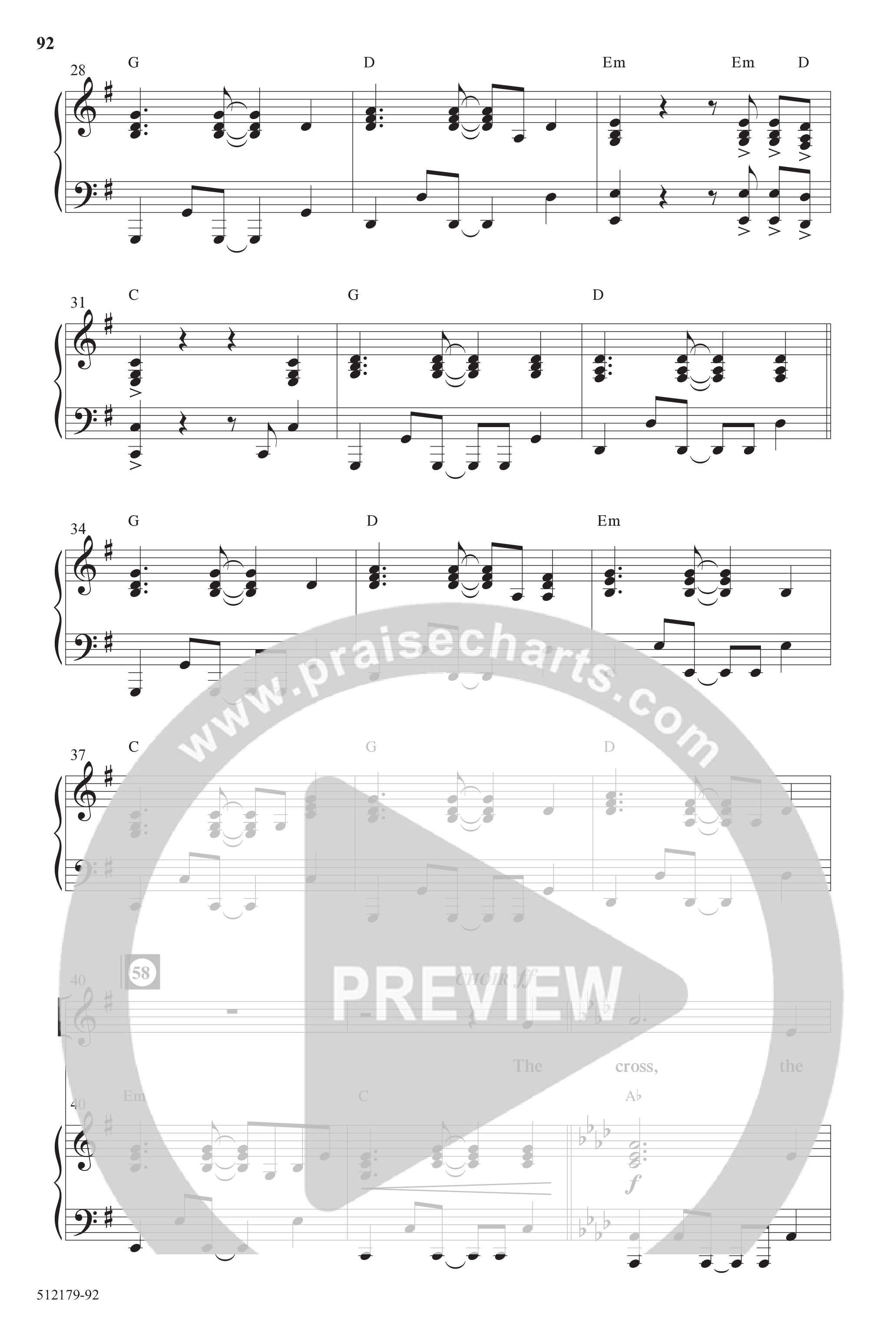 Back To The Cross (10 Song Choral Collection) Song 10 (Piano SATB) (Word Music Choral / Arr. Daniel Semsen)