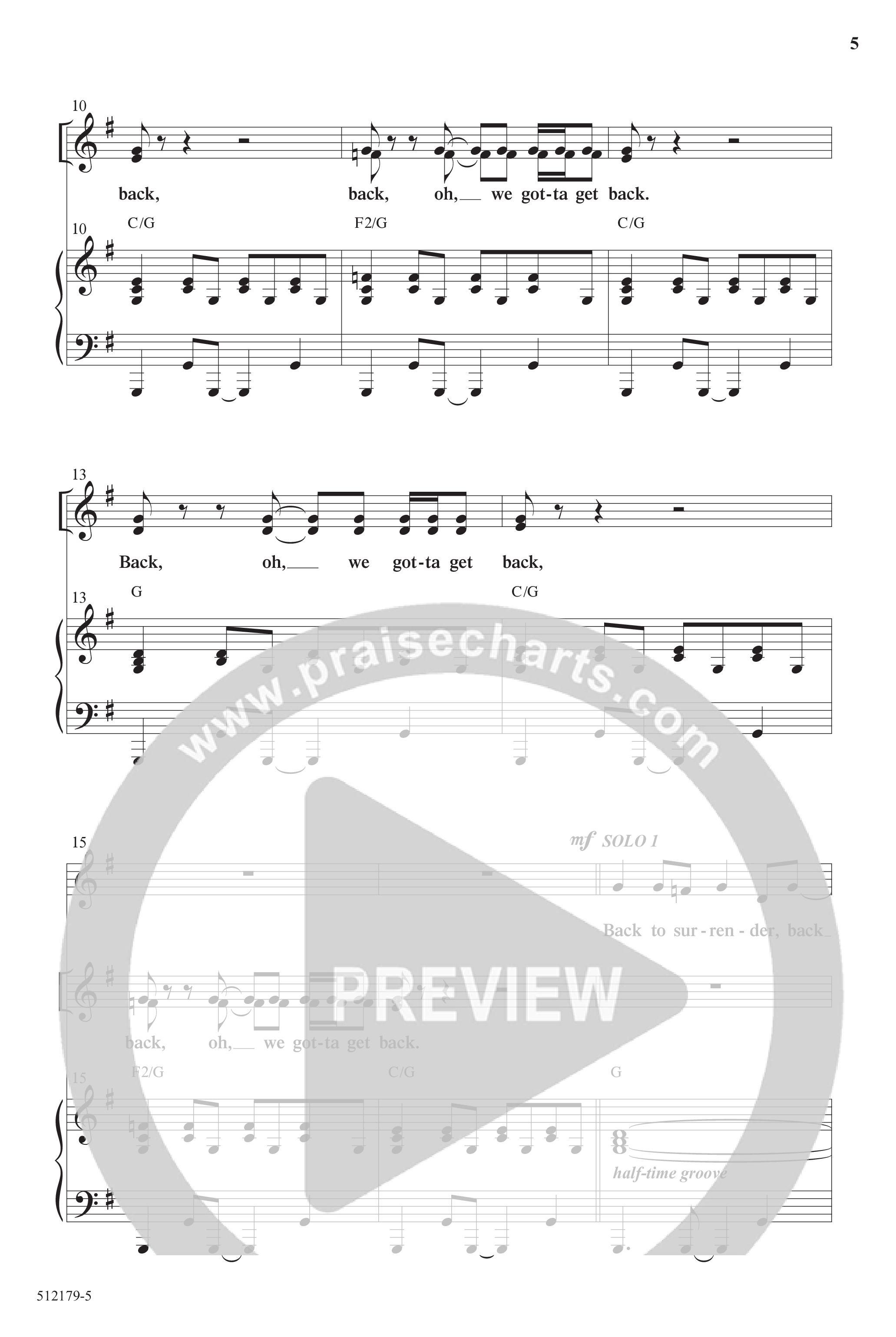 Back To The Cross (10 Song Choral Collection) Song 1 (Piano SATB) (Word Music Choral / Arr. Daniel Semsen)