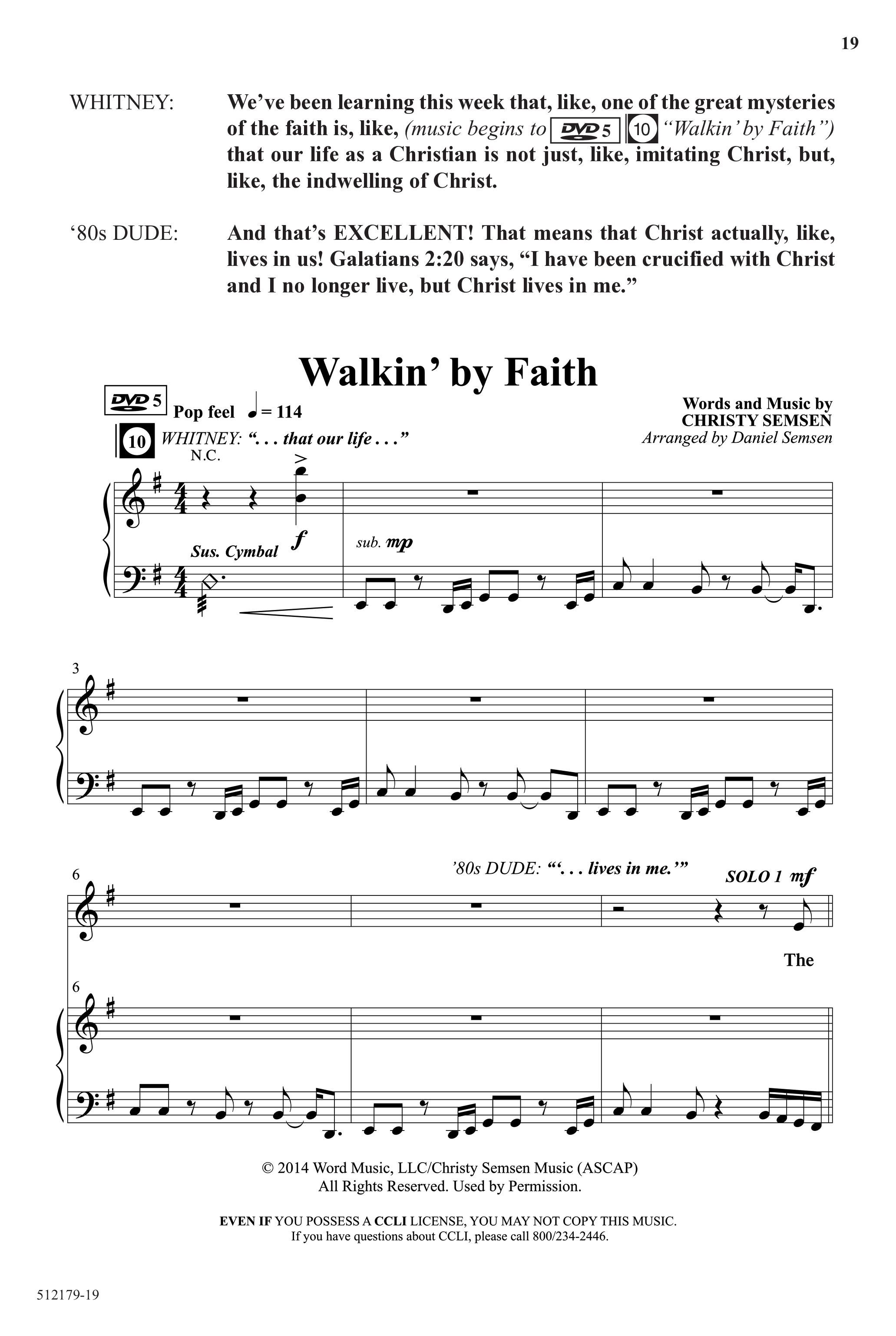 Back To The Cross (10 Song Choral Collection) Song 2 (Piano SATB) (Word Music Choral / Arr. Daniel Semsen)