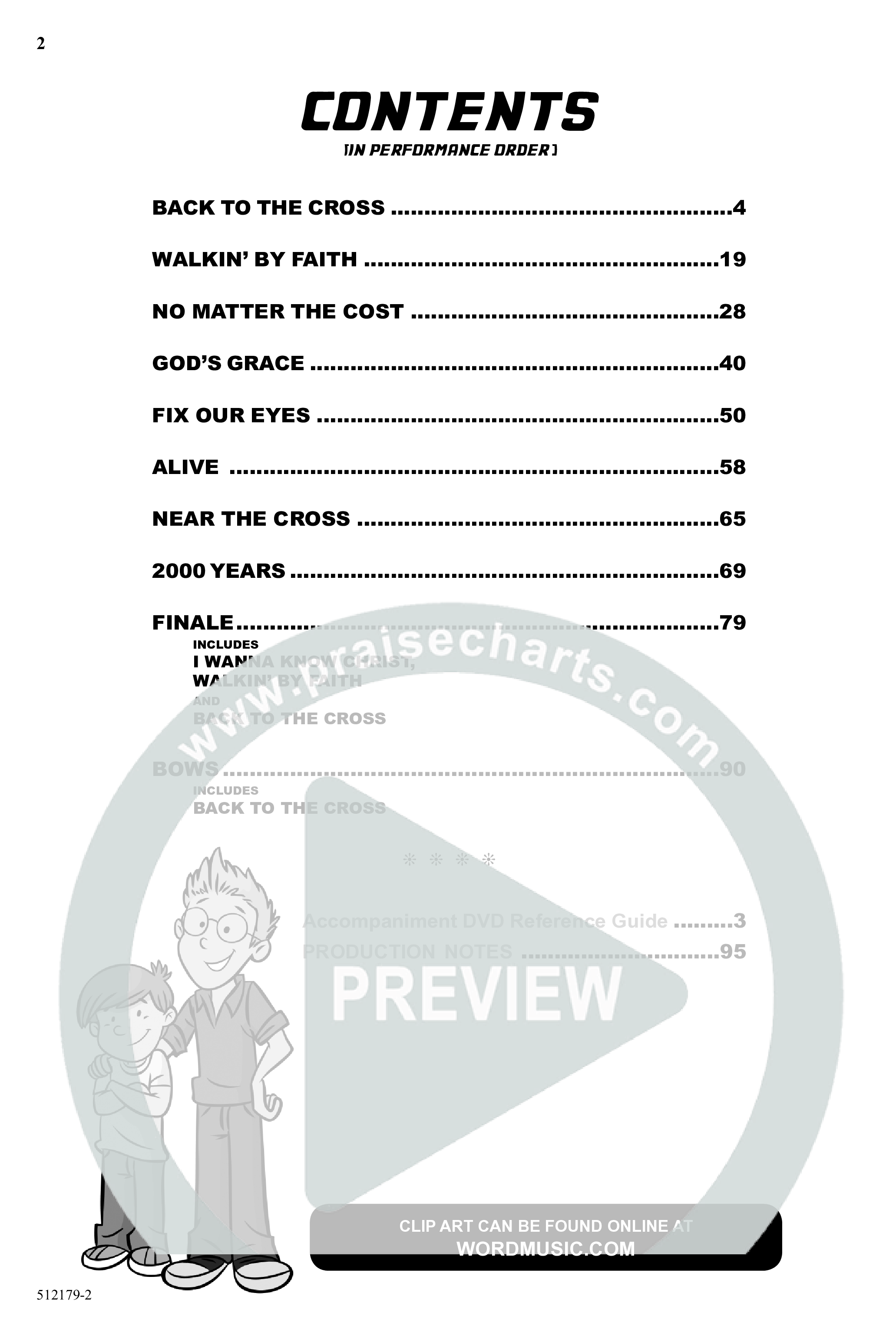 Back To The Cross (10 Song Choral Collection) Choral Book (Word Music Choral / Arr. Daniel Semsen)