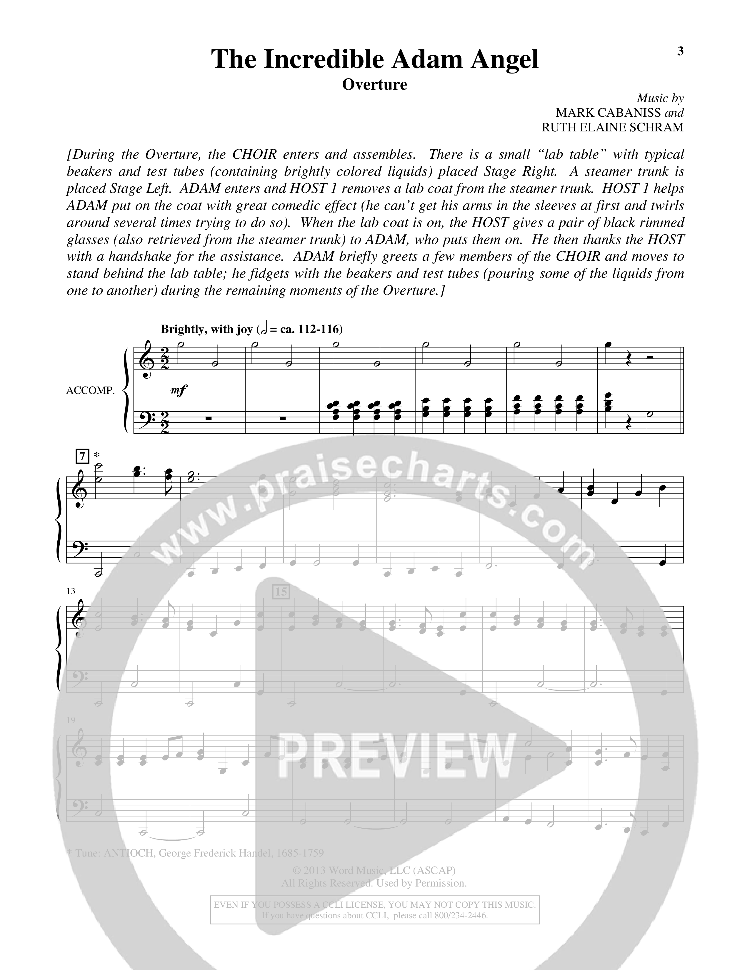 The Incredible Adam Angel (6 Song Choral Collection) Choral Book (Orch. Ted Wilson)