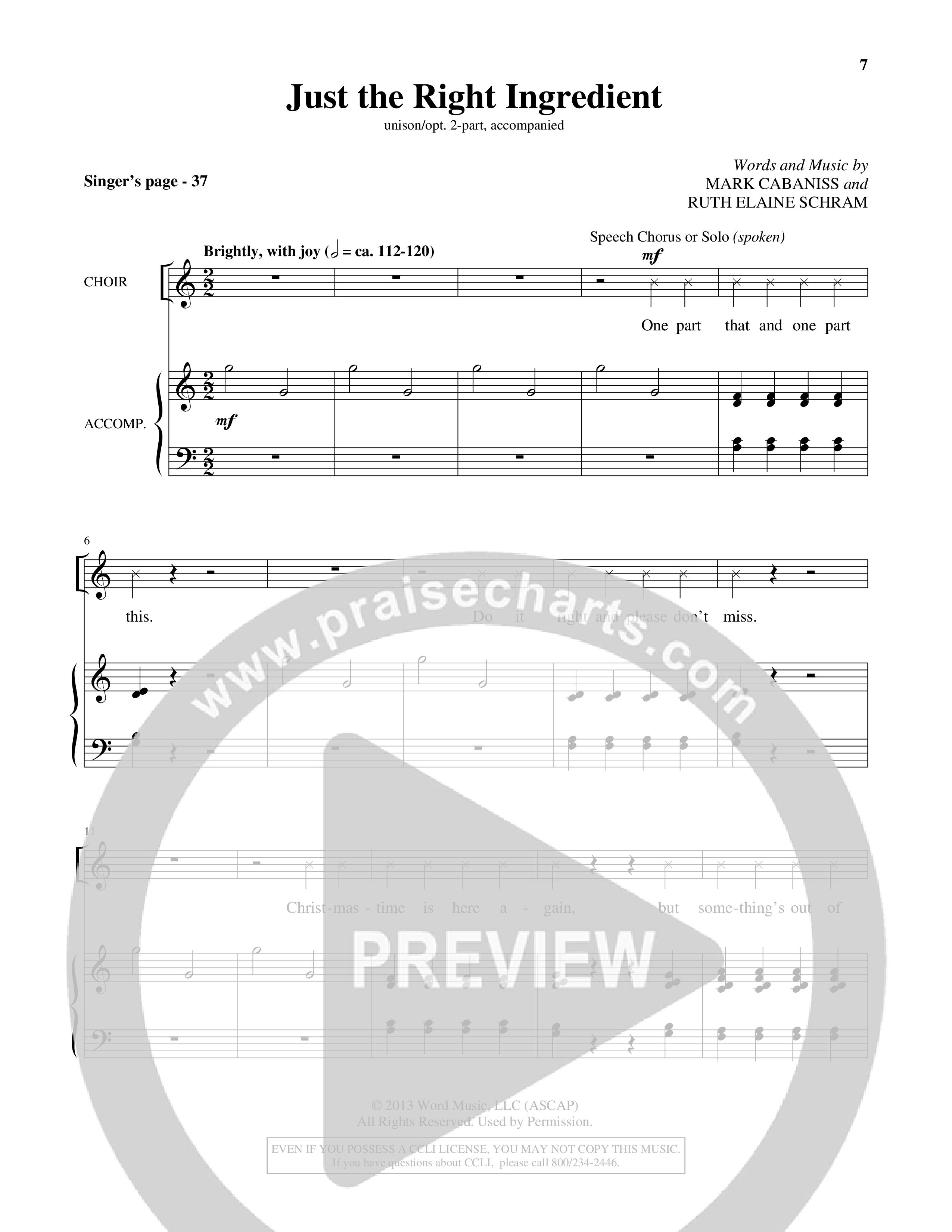 The Incredible Adam Angel (6 Song Choral Collection) Song 2 (Piano SATB) (Orch. Ted Wilson)