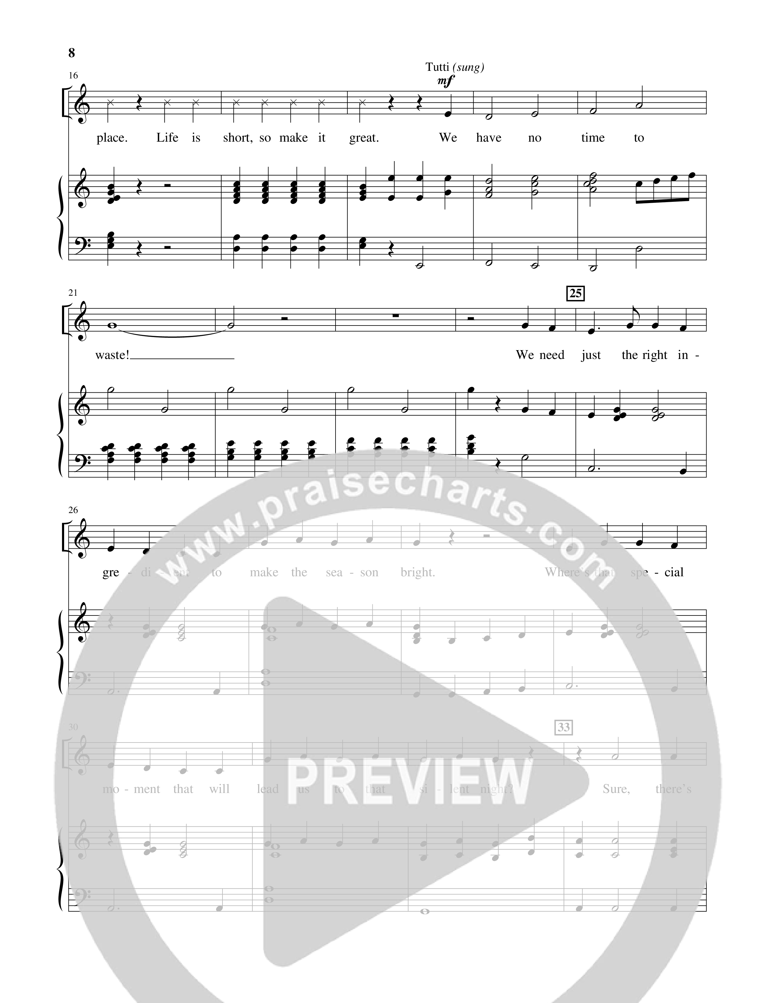The Incredible Adam Angel (6 Song Choral Collection) Song 2 (Piano SATB) (Orch. Ted Wilson)